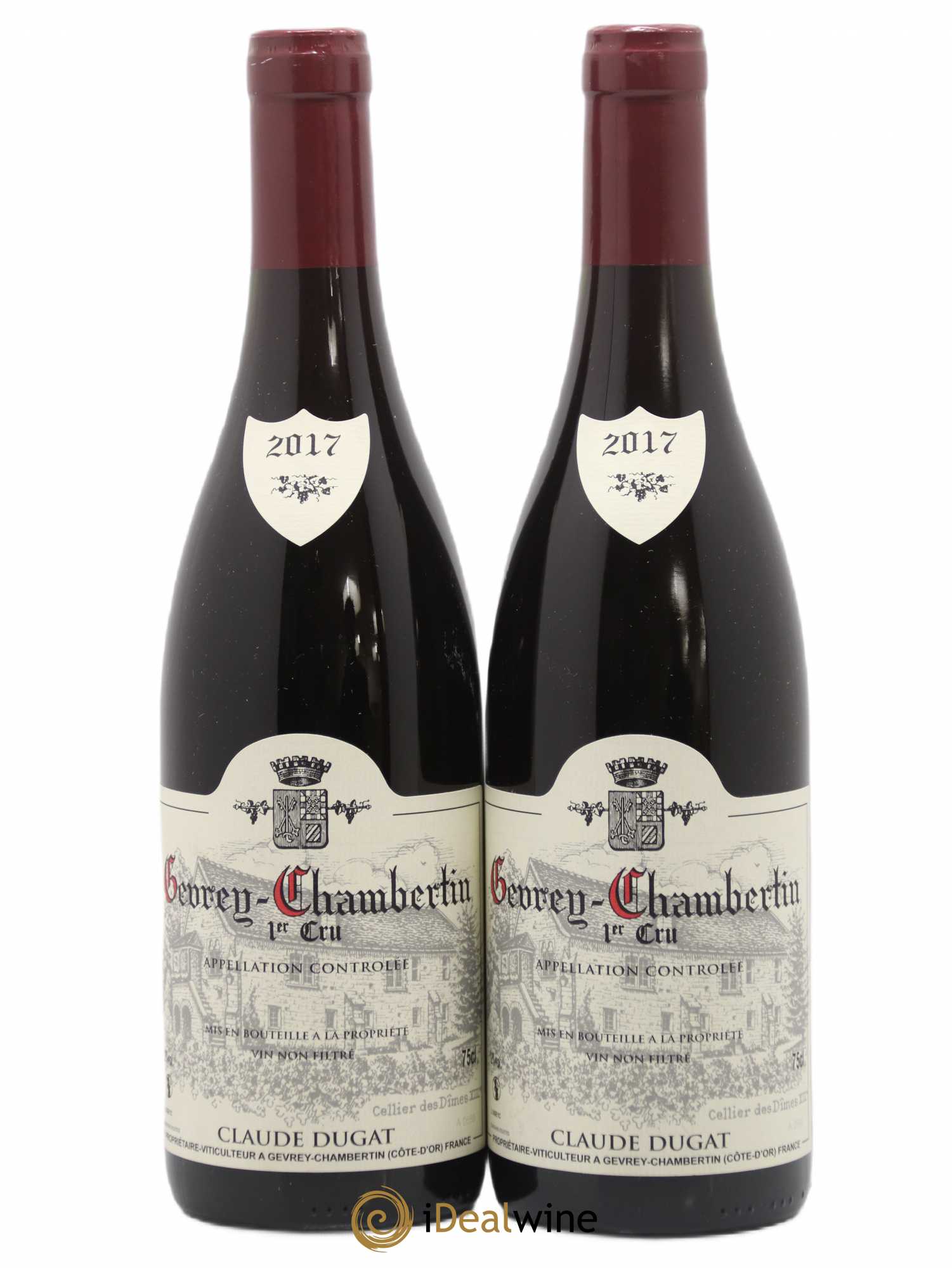 Gevrey-Chambertin 1er Cru Claude Dugat 2017 - Lot de 2 bouteilles - 0