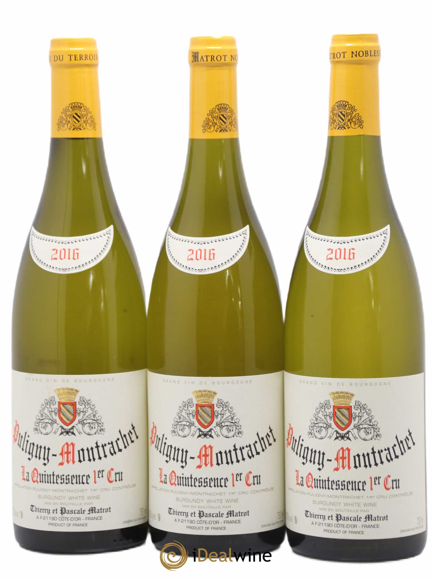 Puligny-Montrachet 1er Cru La Quintessence Matrot (Domaine) 2016 - Lot de 3 bouteilles - 0