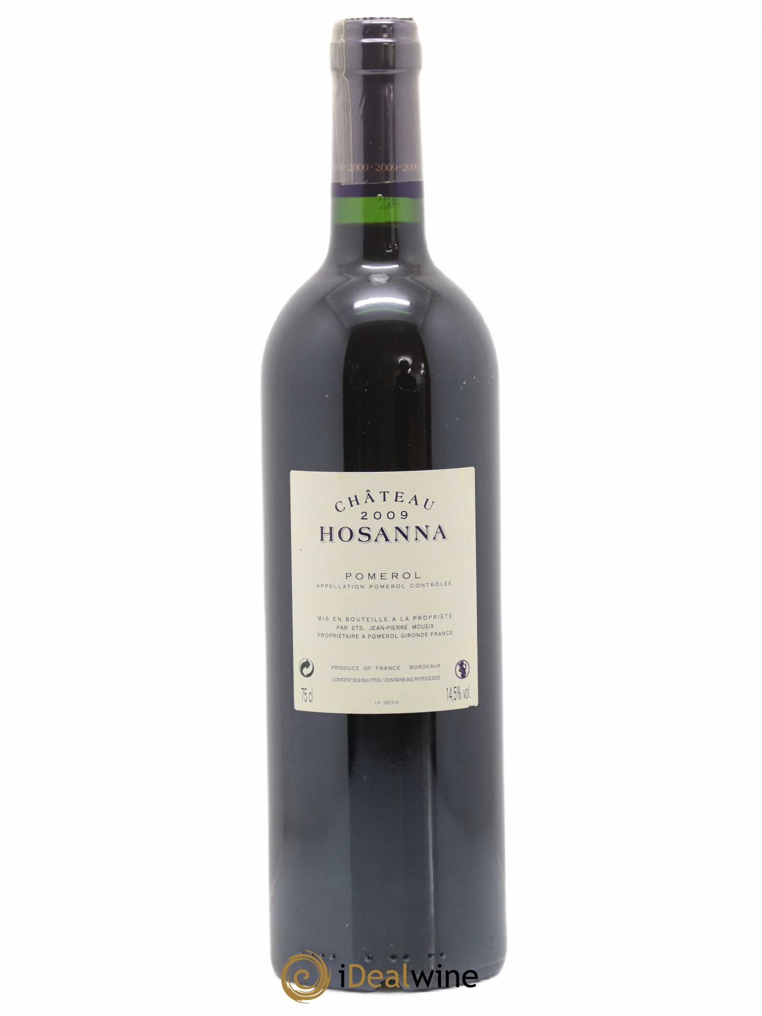 Château Hosanna 2009 - Lot de 1 bouteille - 1