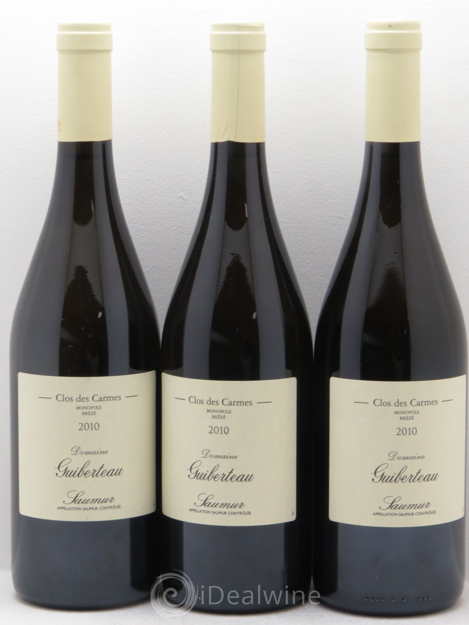 Saumur Clos des Carmes Guiberteau 2010 - Posten von 3 Flaschen - 0