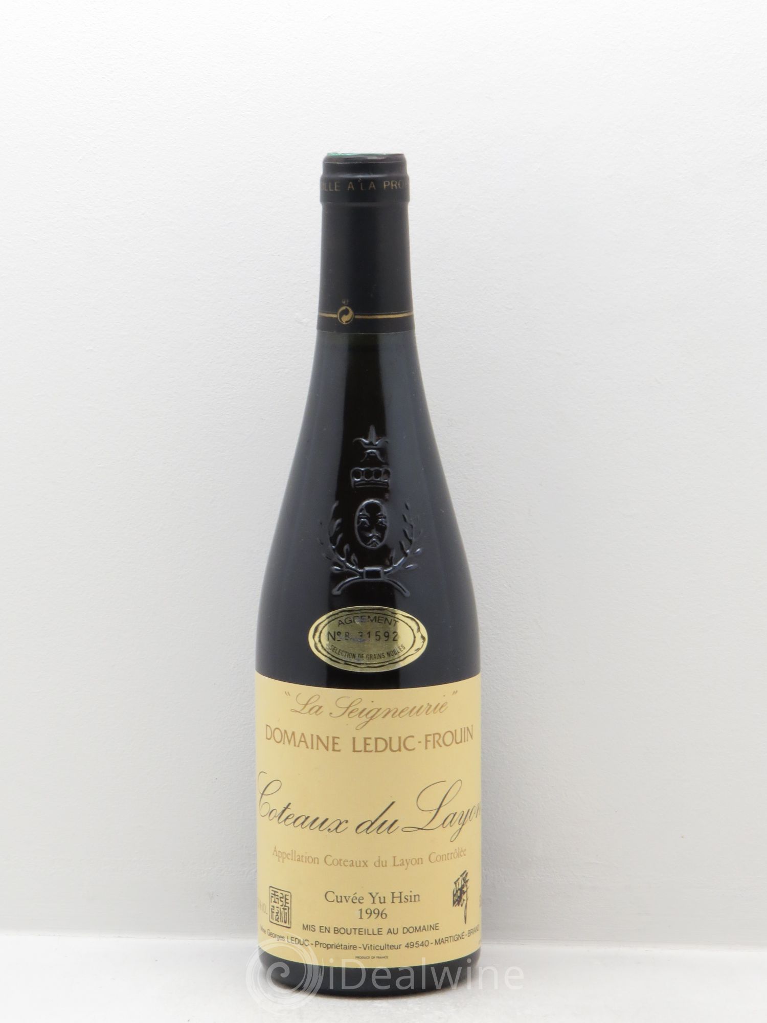 Coteaux du Layon Leduc Frouin Yu Hsin (50cl) 1996 - Posten von 1 Flasche - 0