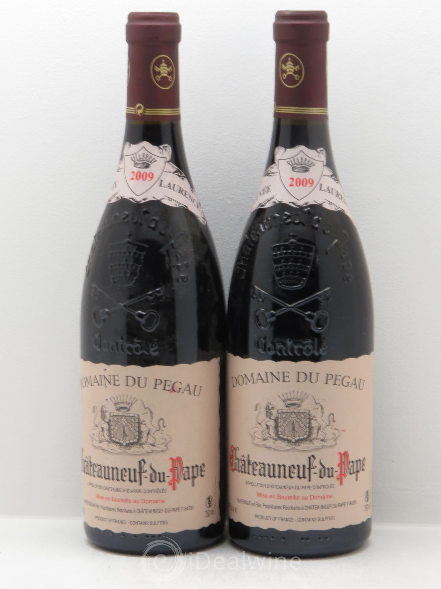 Châteauneuf-du-Pape Domaine du Pégau Cuvée Laurence Paul et Laurence Féraud 2009 - Lot de 2 bouteilles - 0