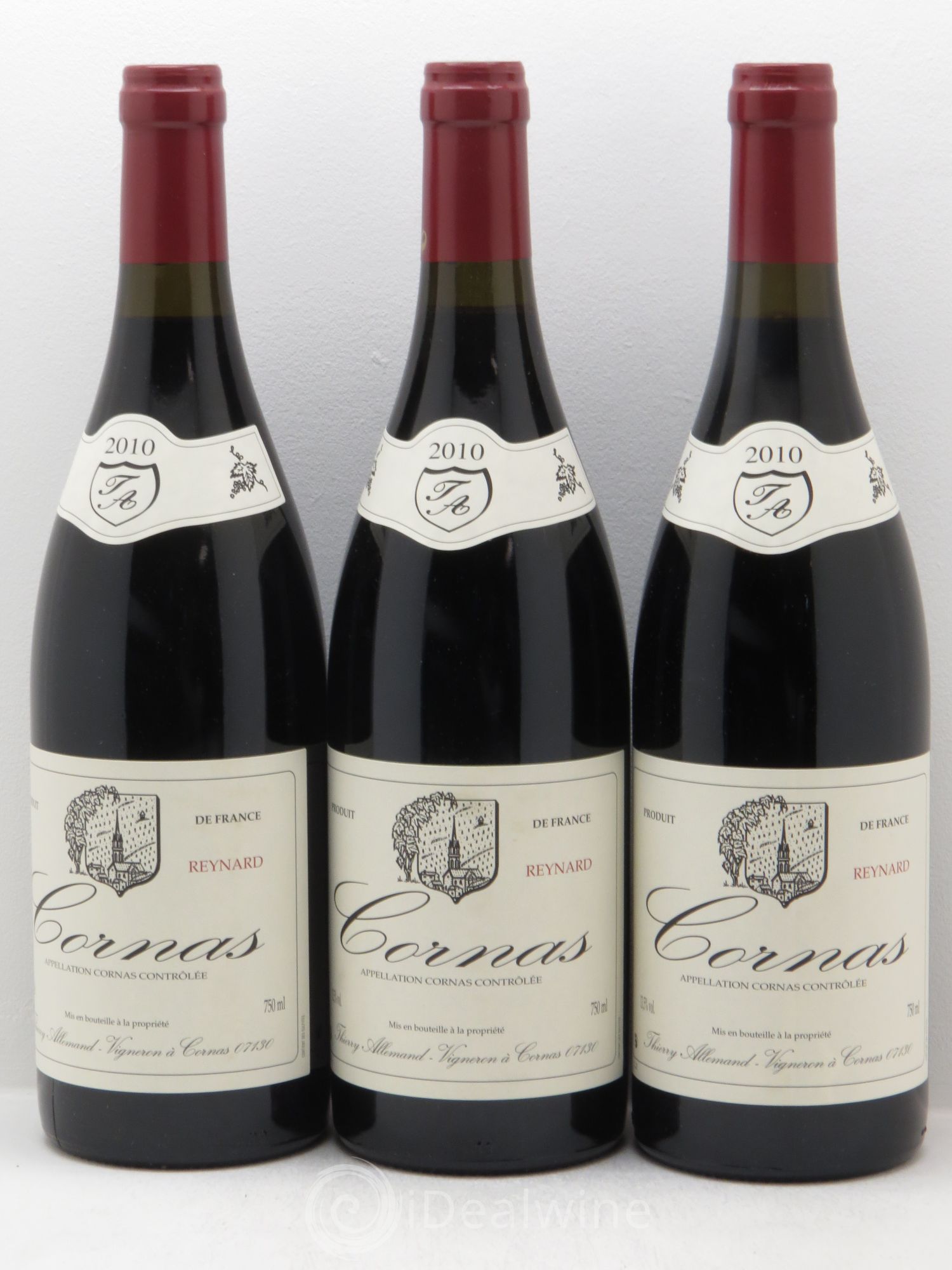 Cornas Les Reynard 2010 - Lot de 3 bouteilles - 0