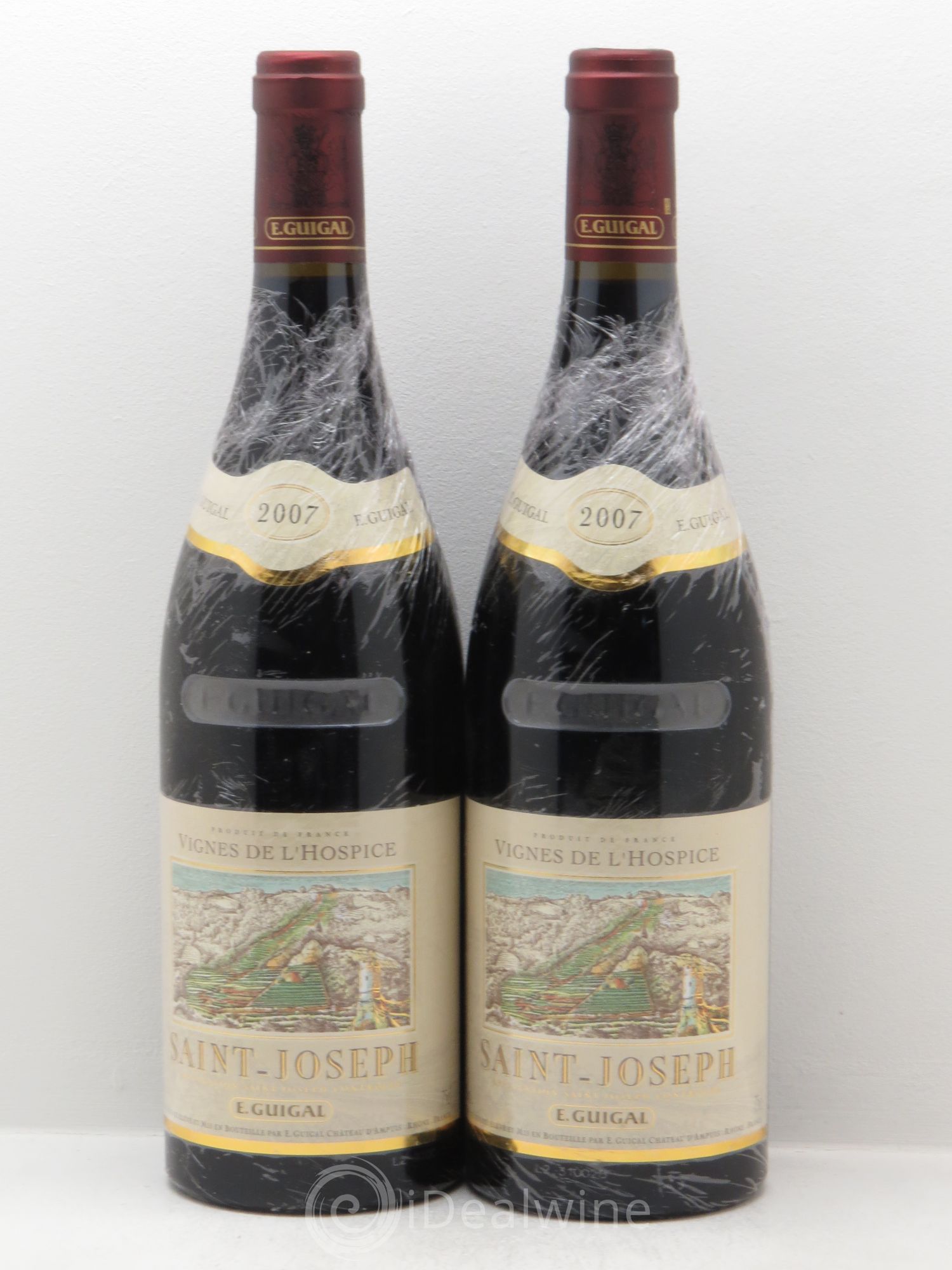 Saint-Joseph Vignes de l'Hospice Guigal 2007 - Lot de 2 bouteilles - 0