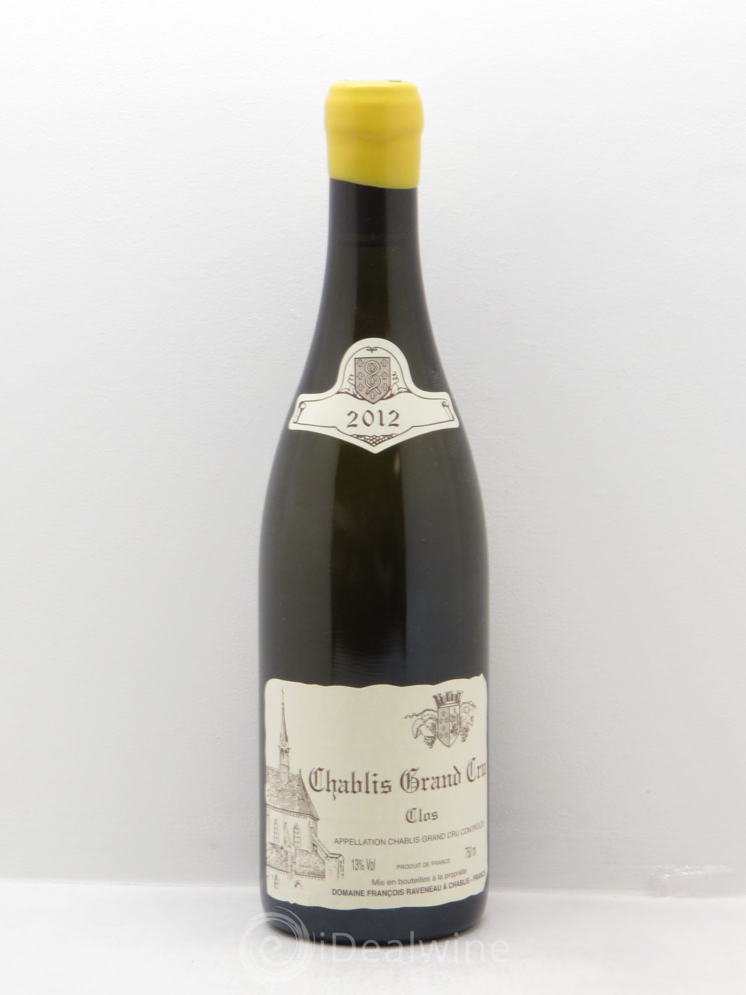 Chablis Grand Cru Clos Raveneau (Domaine) 2012 - Lot de 1 bouteille - 0
