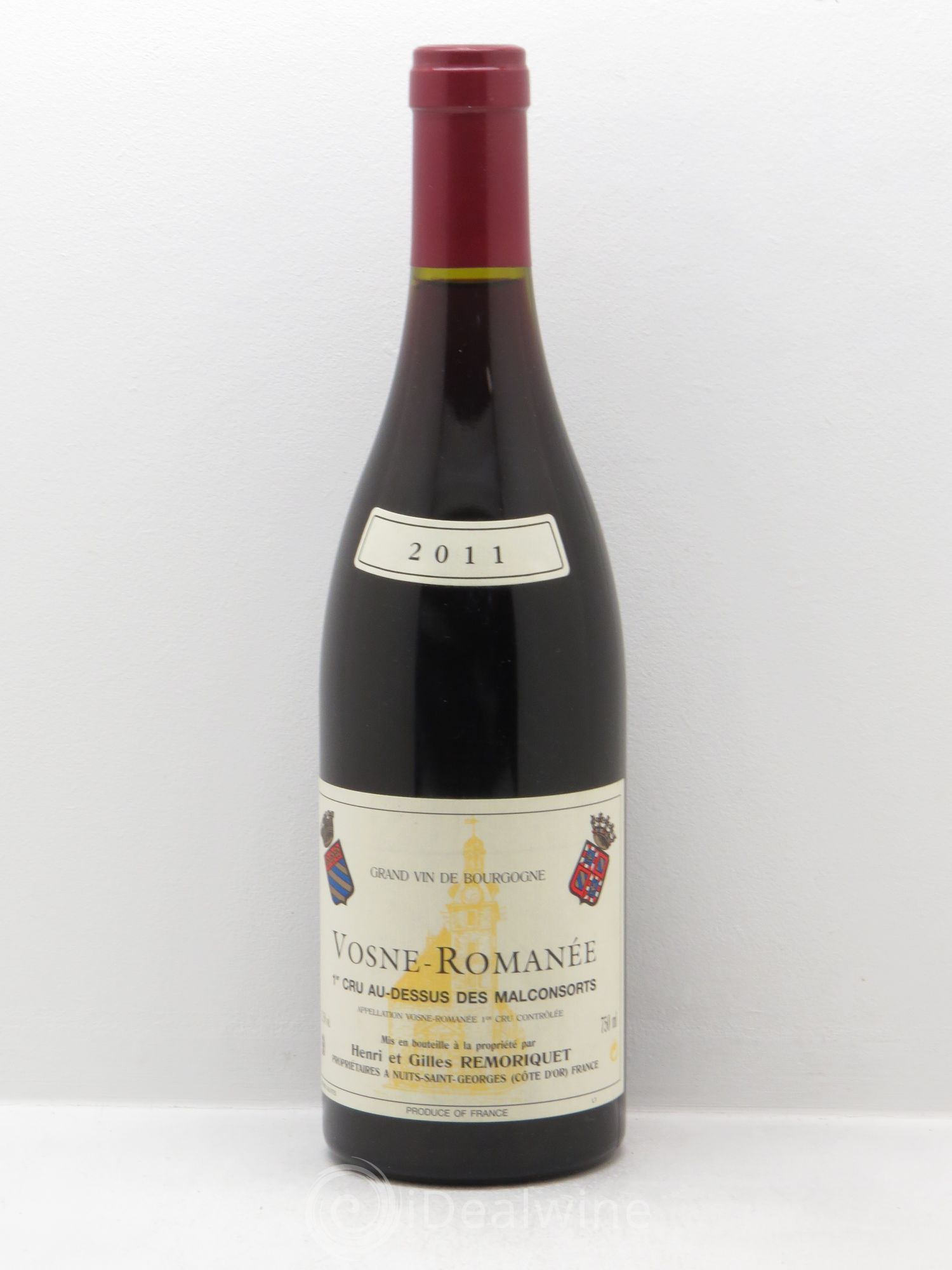 Vosne-Romanée 1er Cru Cruau dessus des Malconsorts Remoriquet 2011 - Posten von 1 Flasche - 0