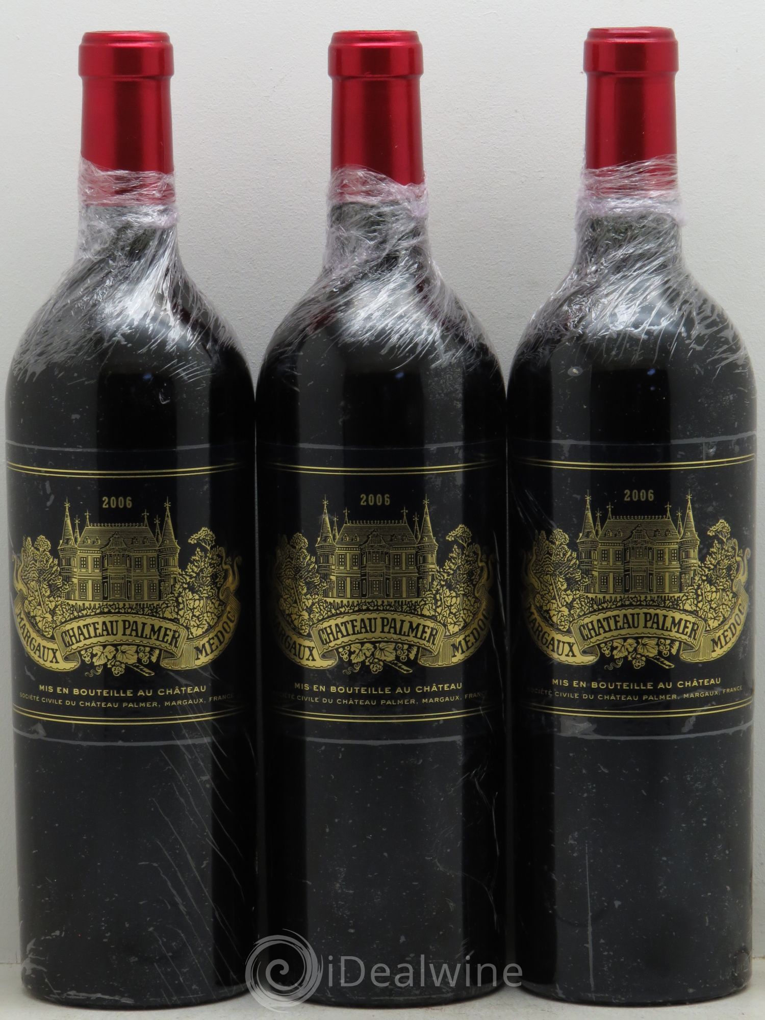 Château Palmer 3ème Grand Cru Classé 2006 - Lot de 3 bouteilles - 0