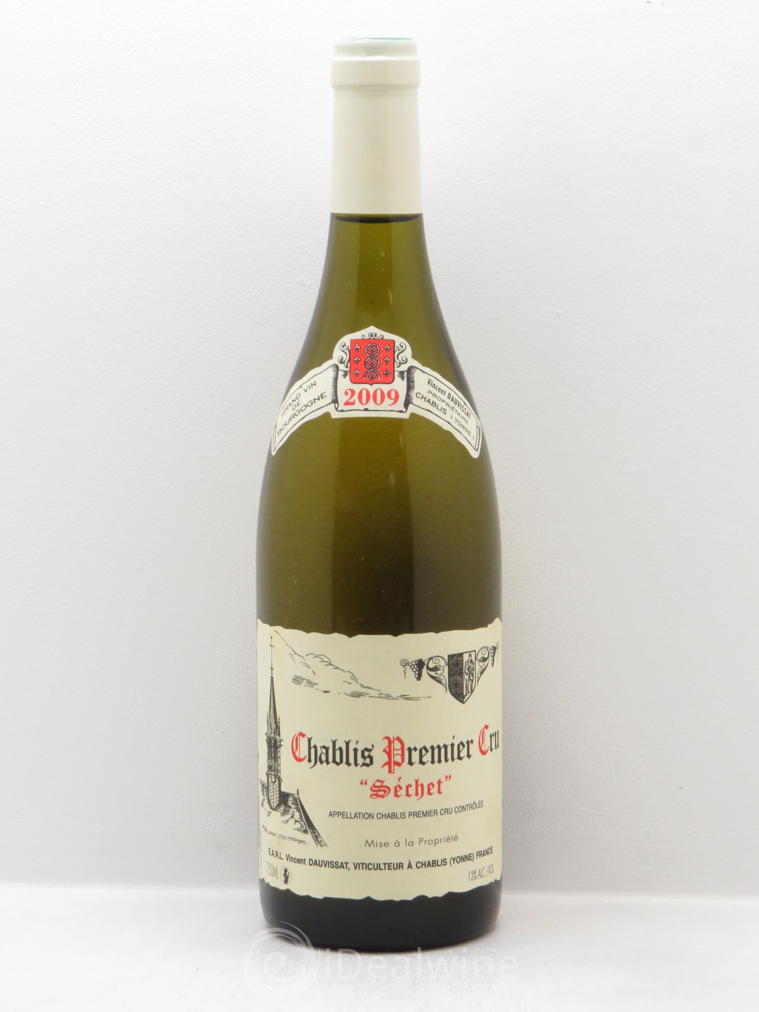 Chablis 1er Cru Séchet Vincent Dauvissat (Domaine) 2009 - Lot de 1 bouteille - 0