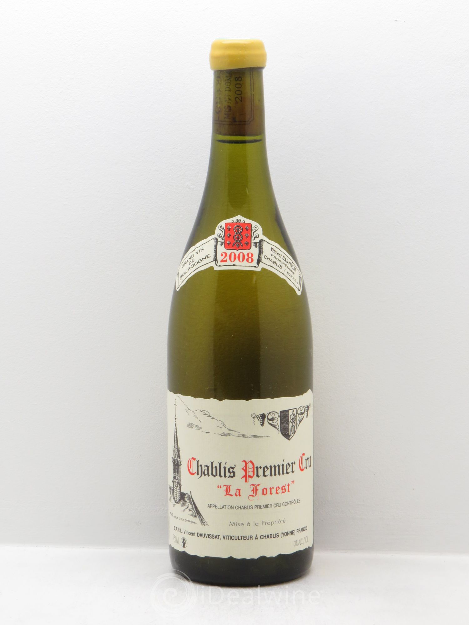 Chablis 1er Cru La Forest Vincent Dauvissat (Domaine) 2008 - Lot de 1 bouteille - 0
