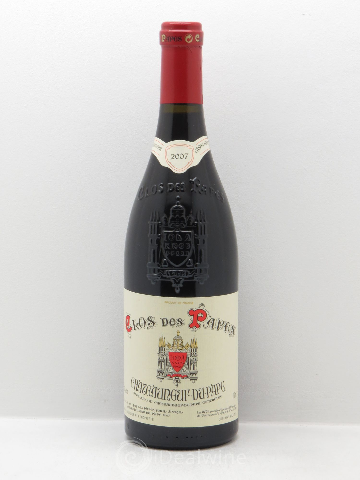 Châteauneuf-du-Pape Clos des Papes - Paul Avril 2007 - Lot de 6 bouteilles - 0