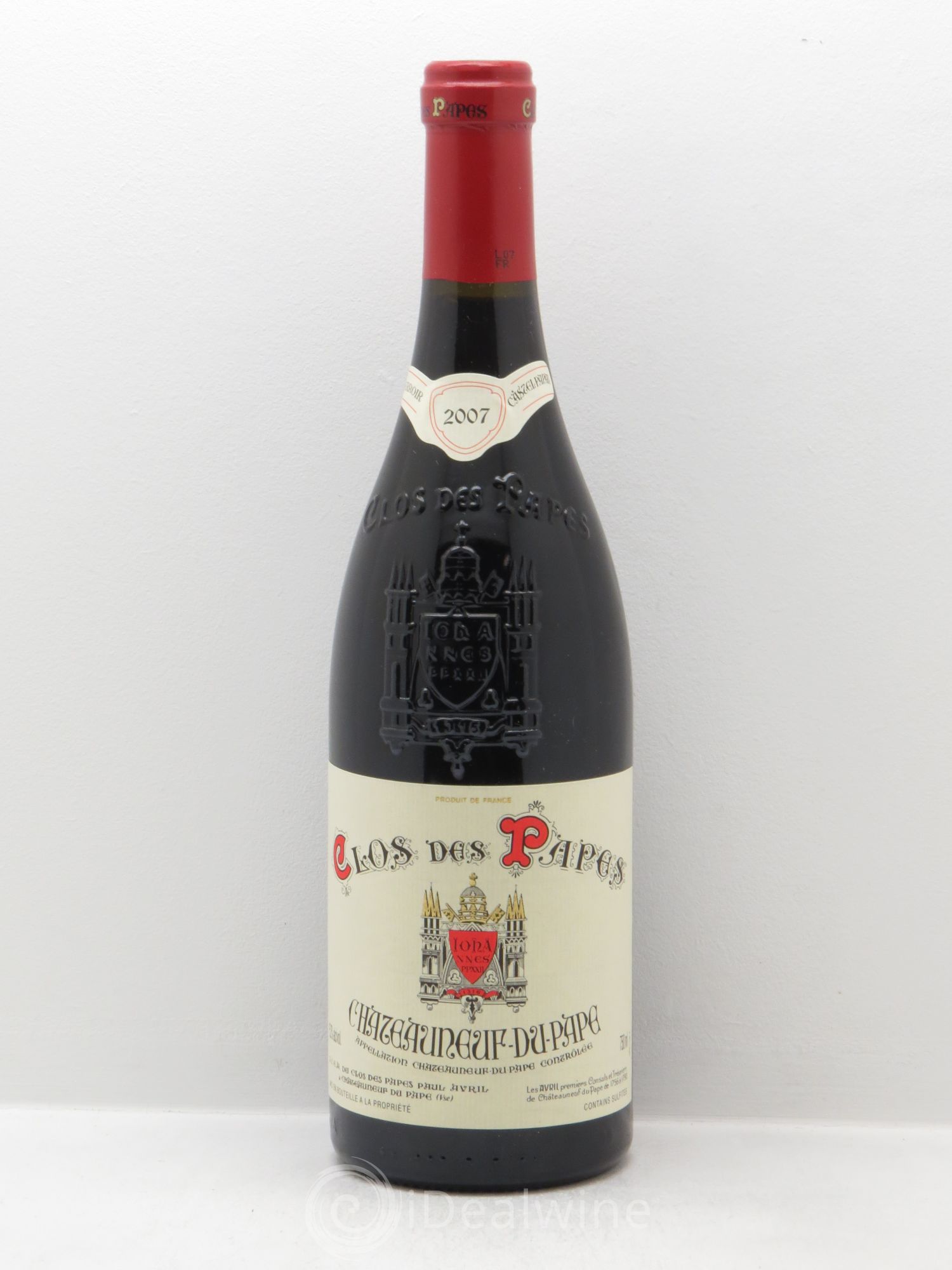 Châteauneuf-du-Pape Clos des Papes - Paul Avril 2007 - Lot de 1 bouteille - 0