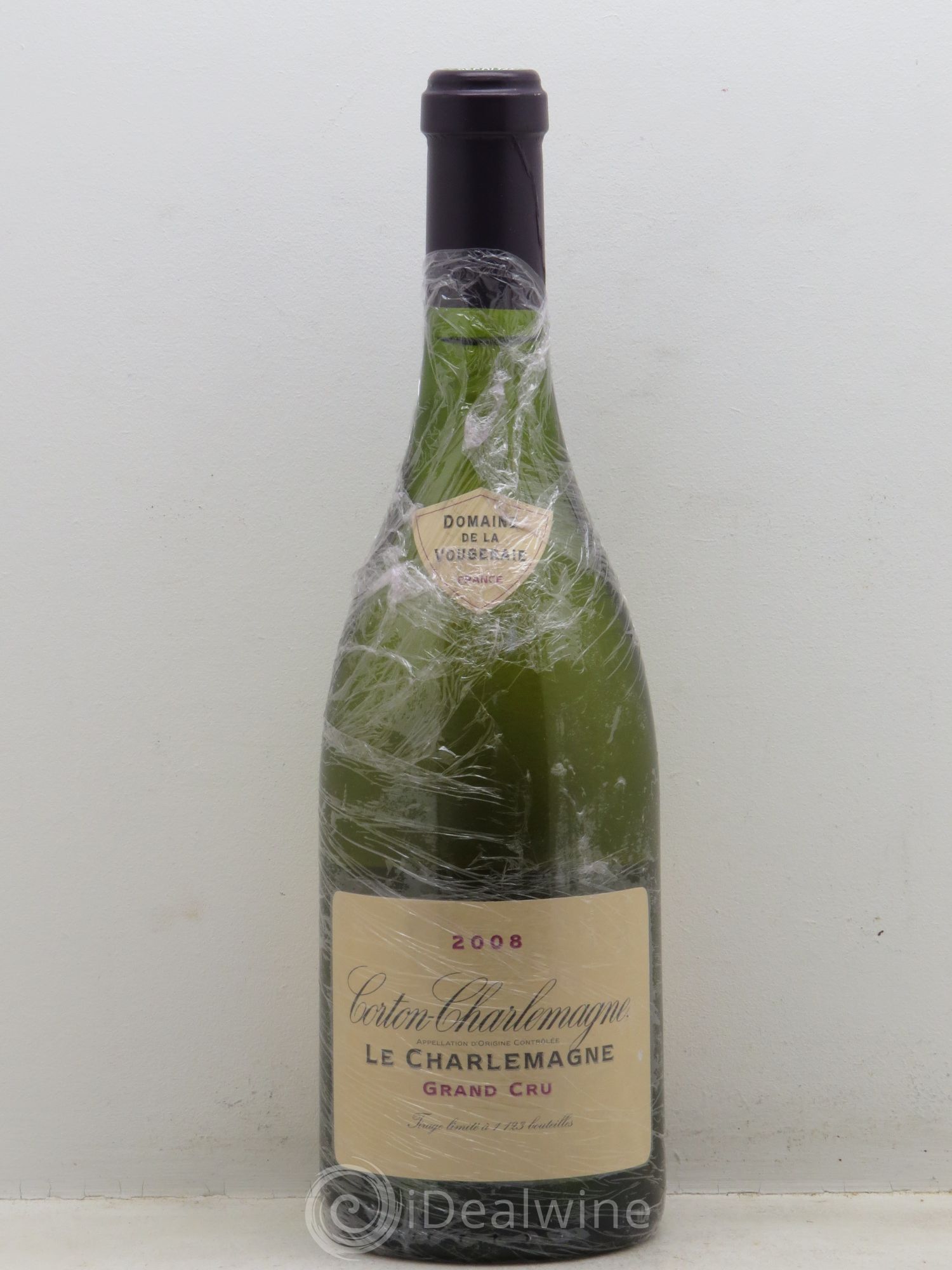 Corton-Charlemagne Grand Cru Vougeraie le Charlemagne 2008 - Posten von 1 Flasche - 0