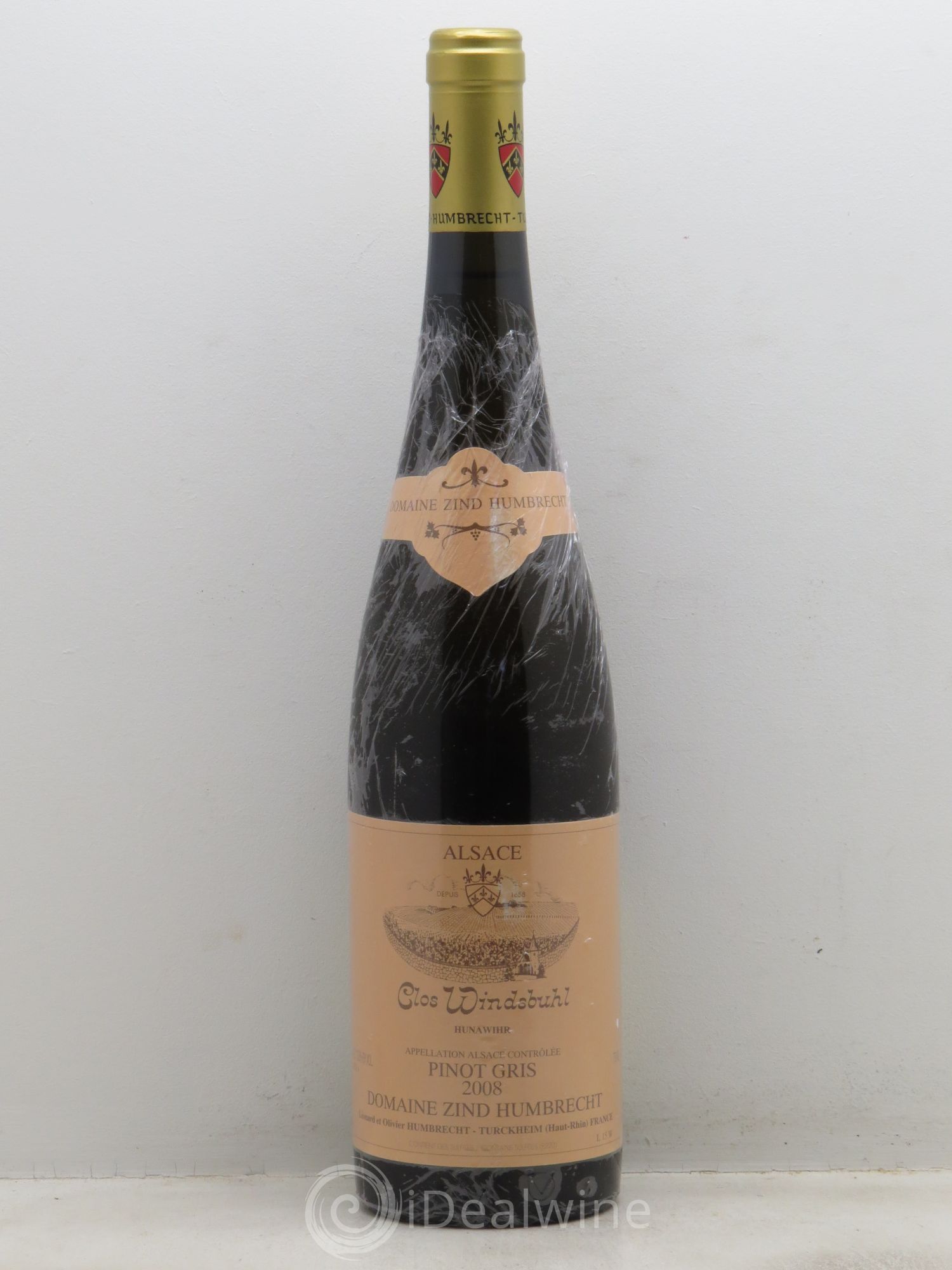 Alsace Pinot Gris (anciennement Tokay) Zind-Humbrecht (Domaine) Clos Windsbuhl 2008 - Posten von 1 Flasche - 0