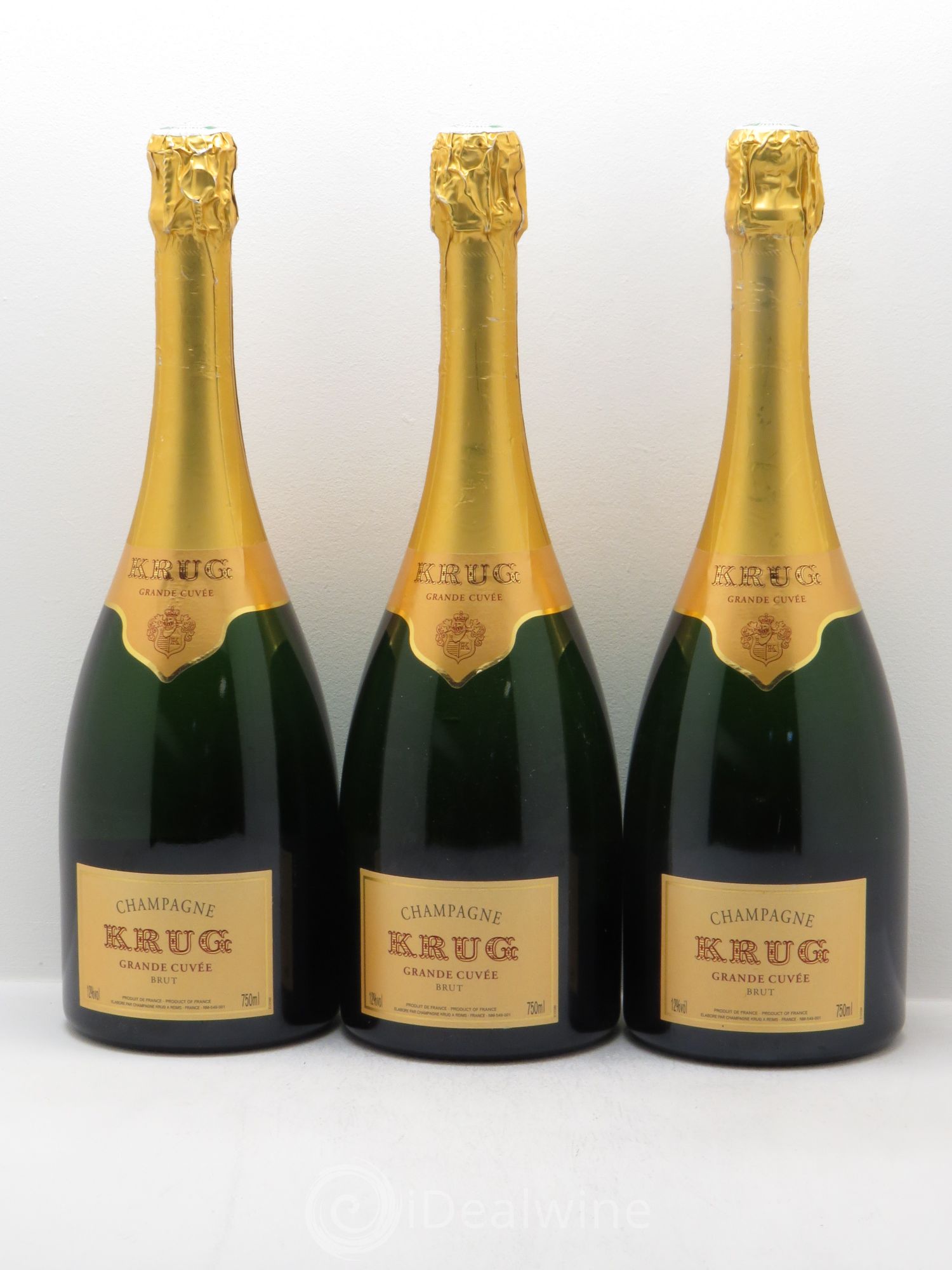 Grande Cuvée Brut Krug - Lot de 3 bouteilles - 0