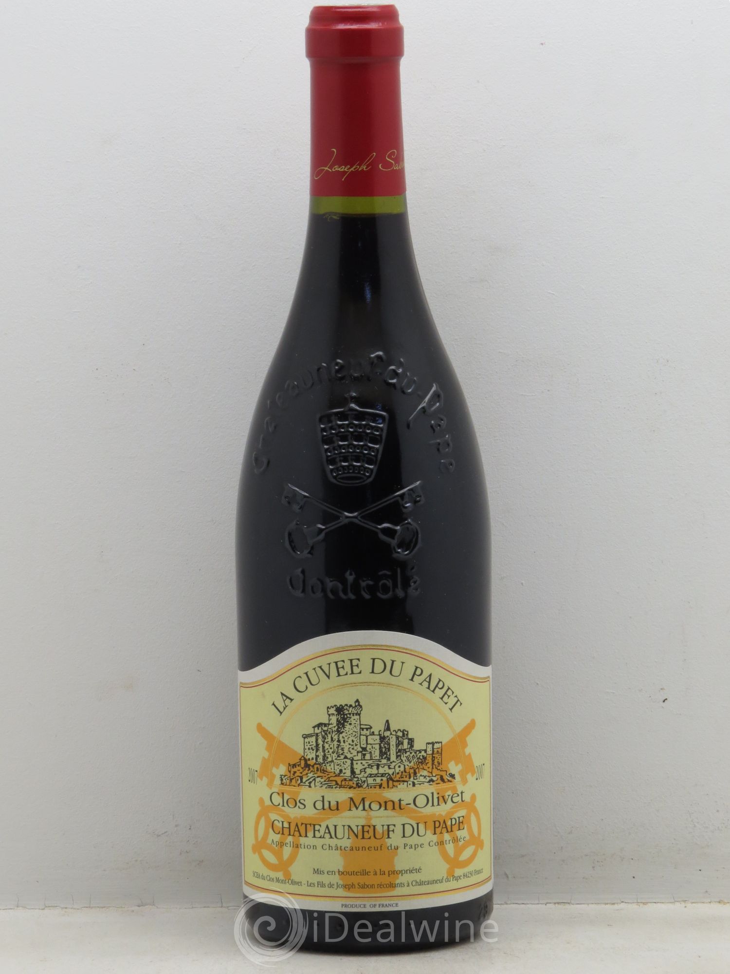 Châteauneuf-du-Pape Cuvée du Papet Clos du Mont-Olivet 2007 - Lot de 1 bouteille - 0