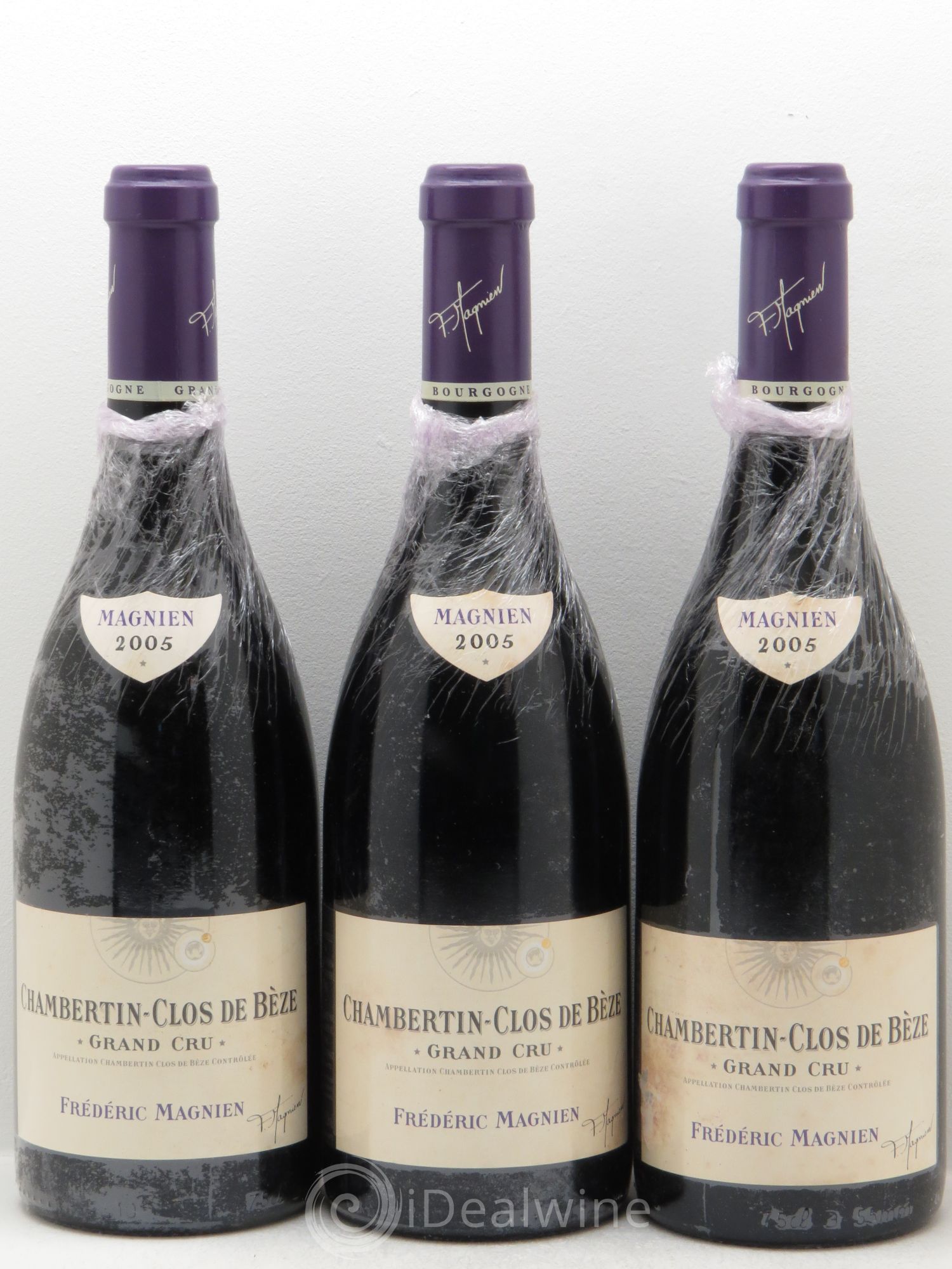Chambertin Clos de Bèze Grand Cru Frédéric Magnien 2005 - Lot de 3 bouteilles - 0