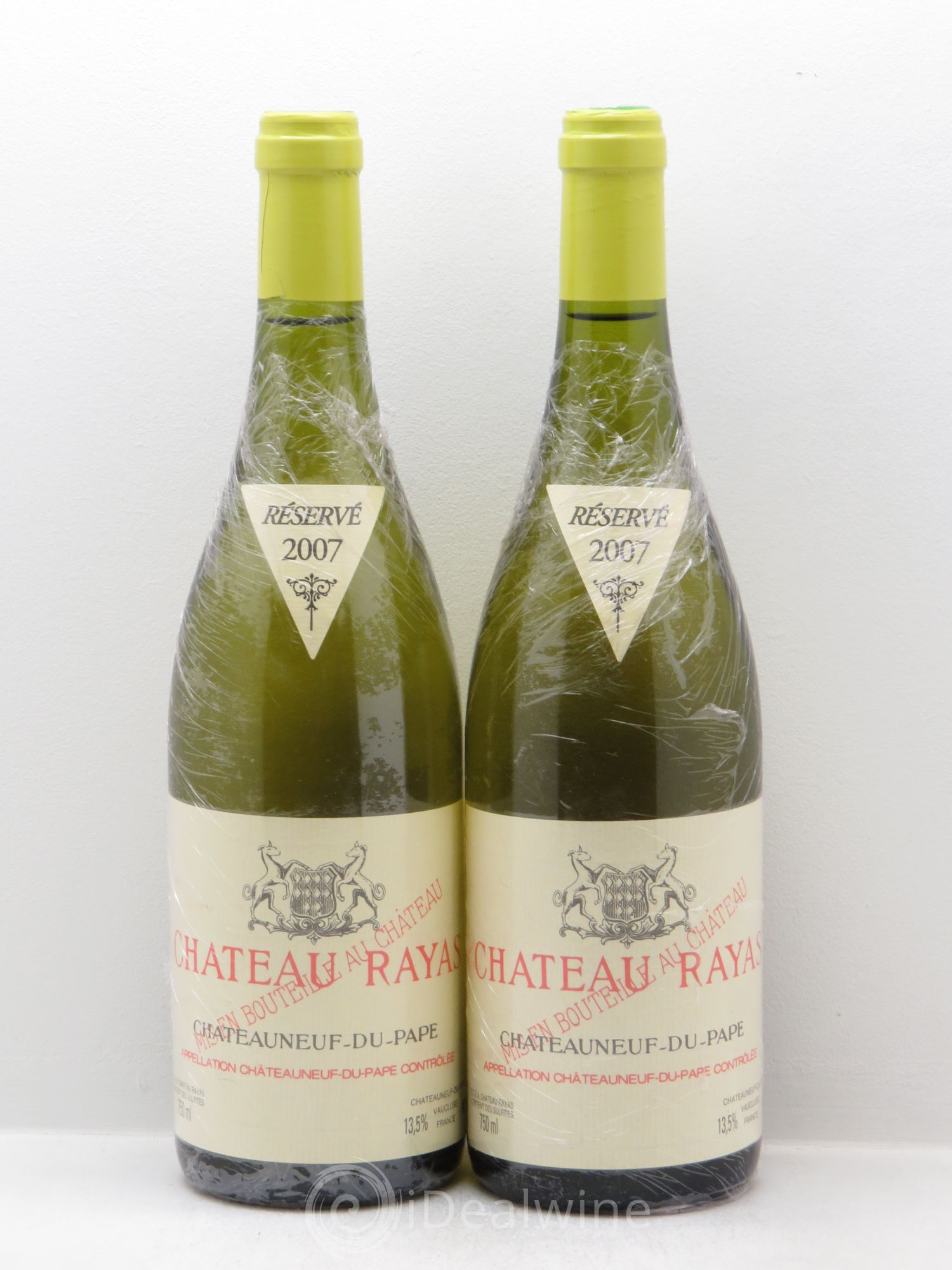 Châteauneuf-du-Pape Château Rayas Emmanuel Reynaud 2007 - Lot de 2 bouteilles - 0
