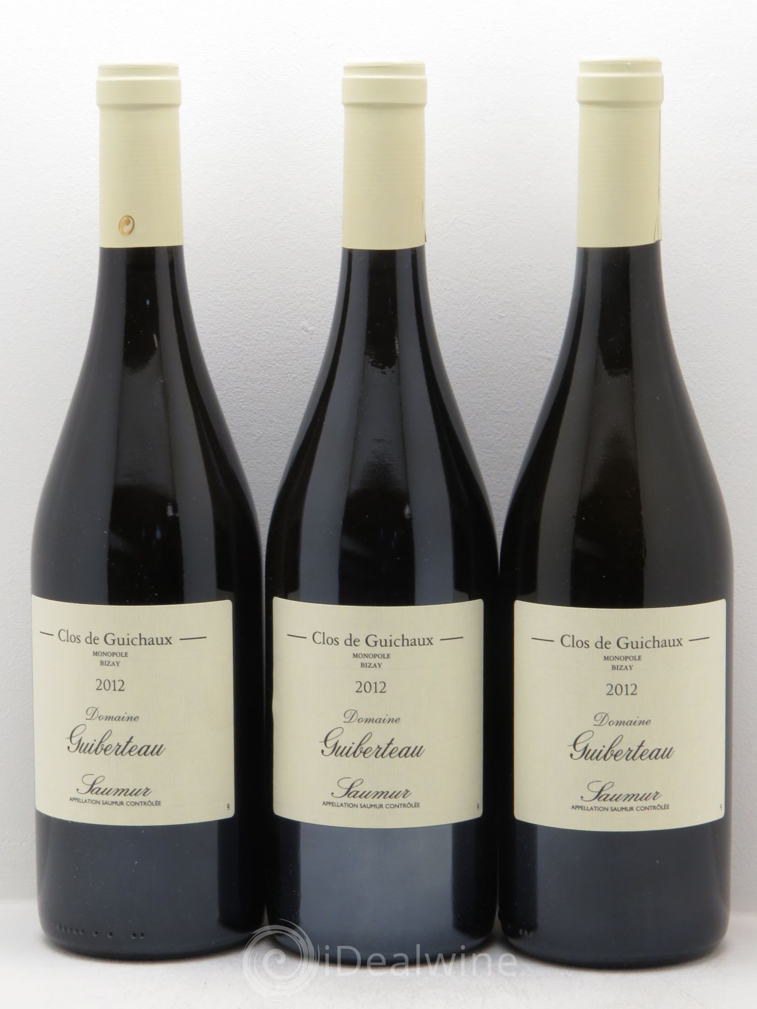 Saumur Clos des Guichaux Guiberteau 2012 - Posten von 3 Flaschen - 0
