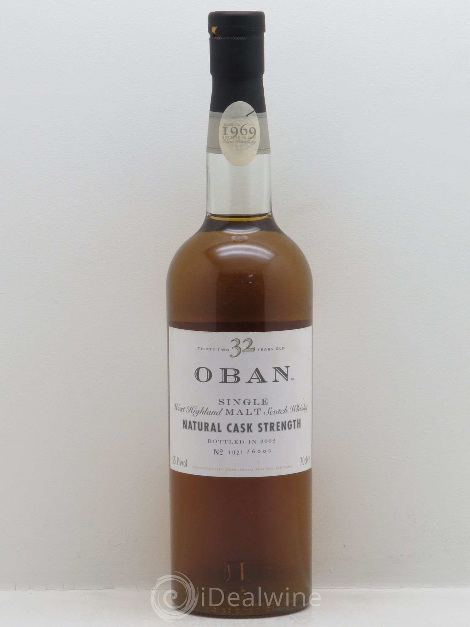Whisky Oban 32 ans d'Age Natural Cask Strength 1969 - Posten von 1 Flasche - 0