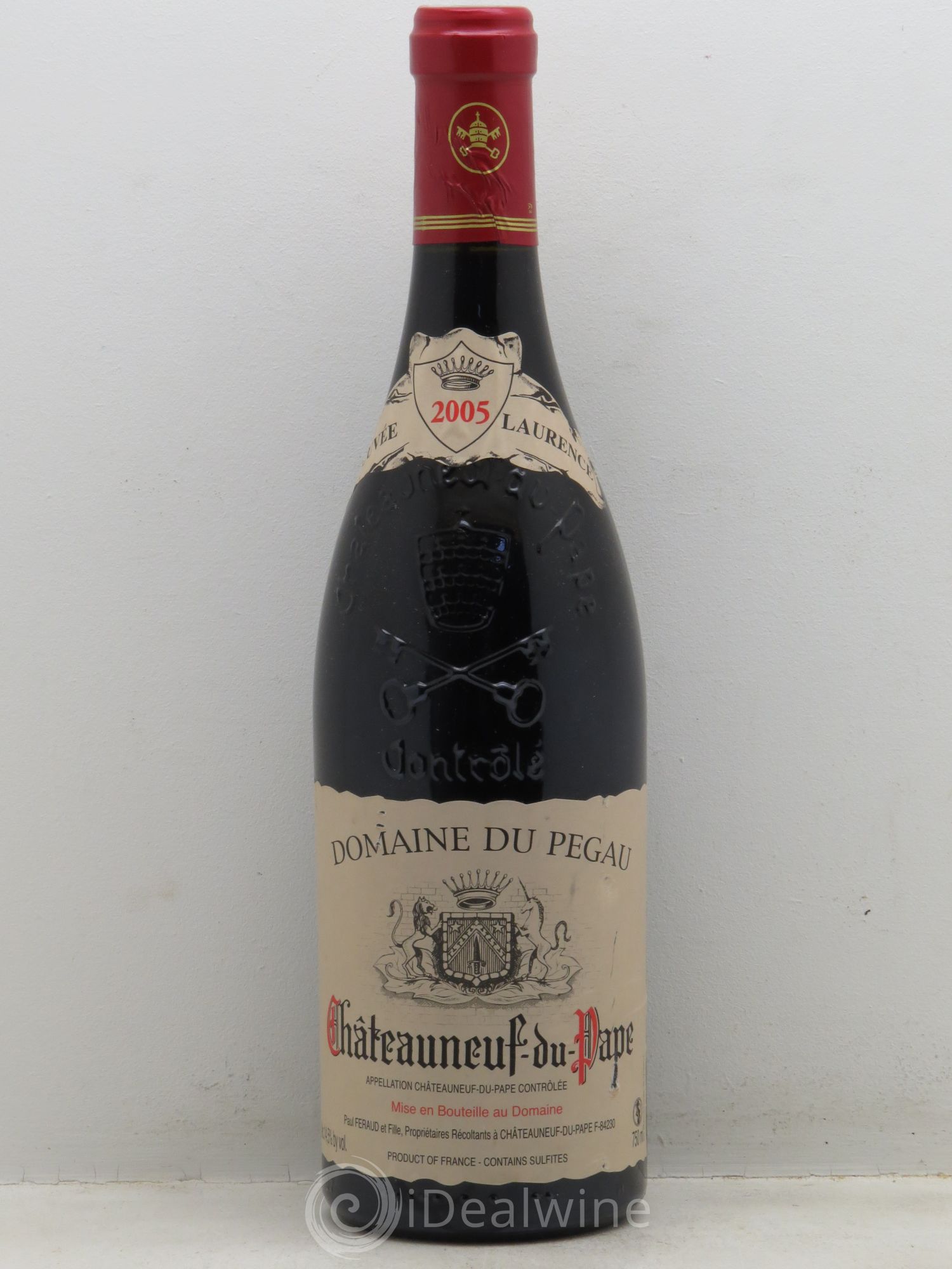 Châteauneuf-du-Pape Domaine du Pégau Cuvée Laurence Paul et Laurence Féraud 2005 - Lot de 1 bouteille - 0