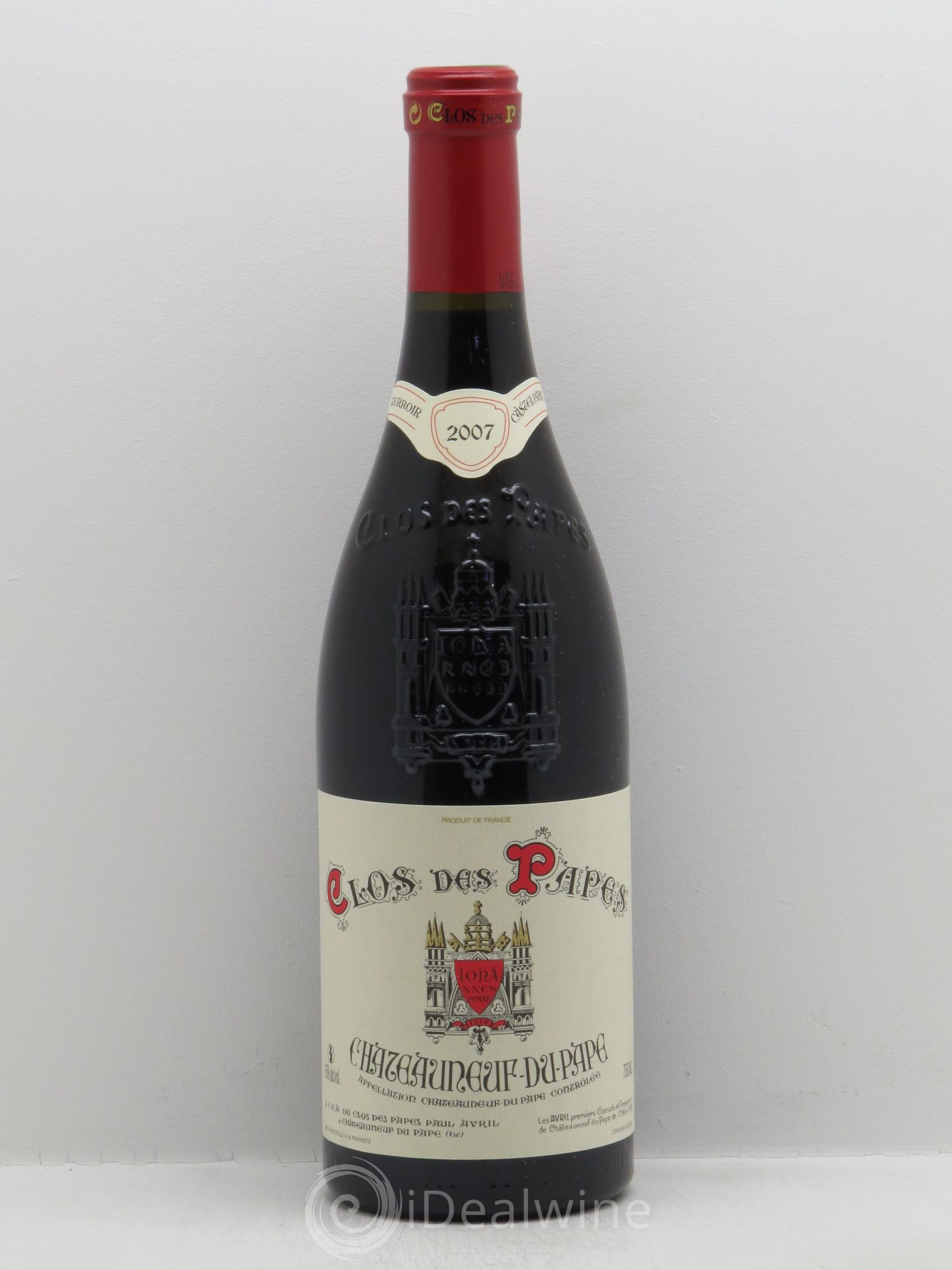 Châteauneuf-du-Pape Clos des Papes - Paul Avril 2007 - Lot de 6 bouteilles - 0