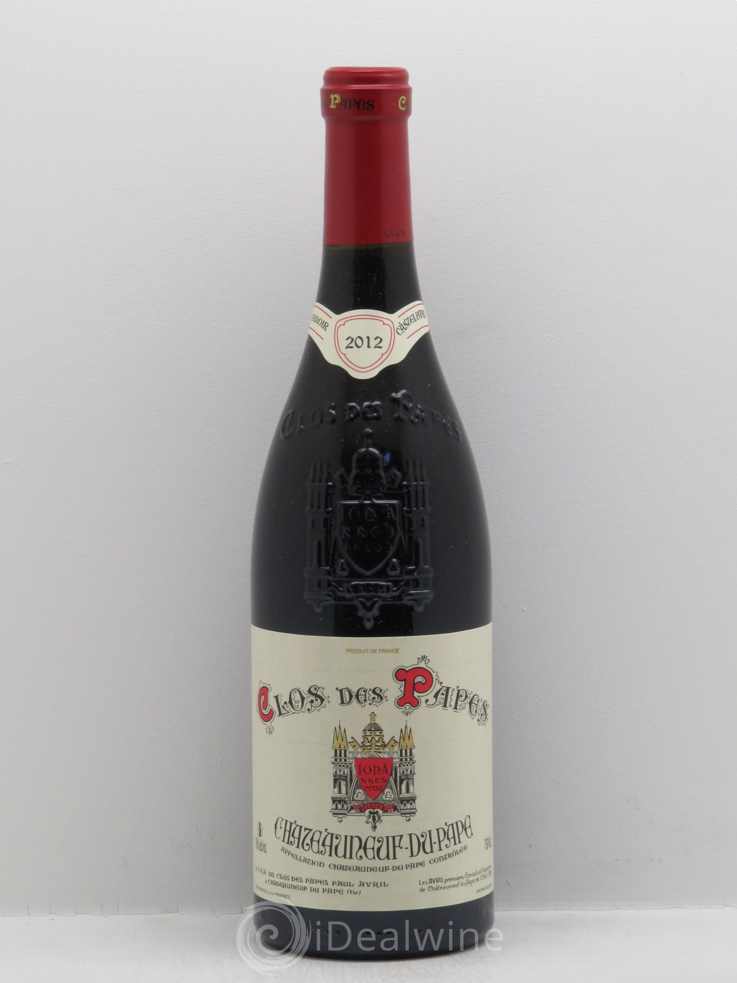 Châteauneuf-du-Pape Clos des Papes - Paul Avril 2012 - Lot de 6 bouteilles - 0