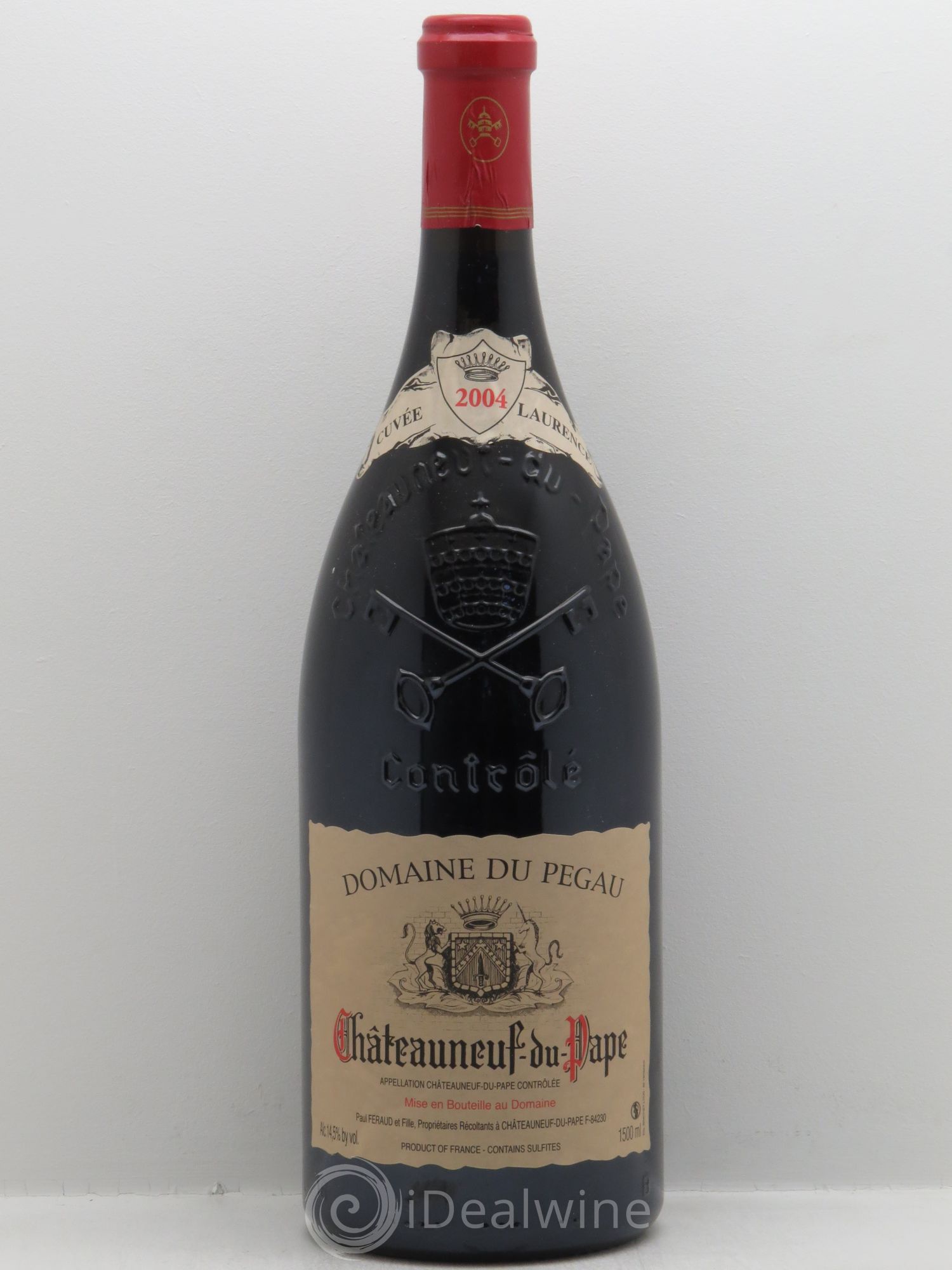 Châteauneuf-du-Pape Domaine du Pégau Cuvée Laurence Paul et Laurence Féraud 2004 - Lot de 1 magnum - 0