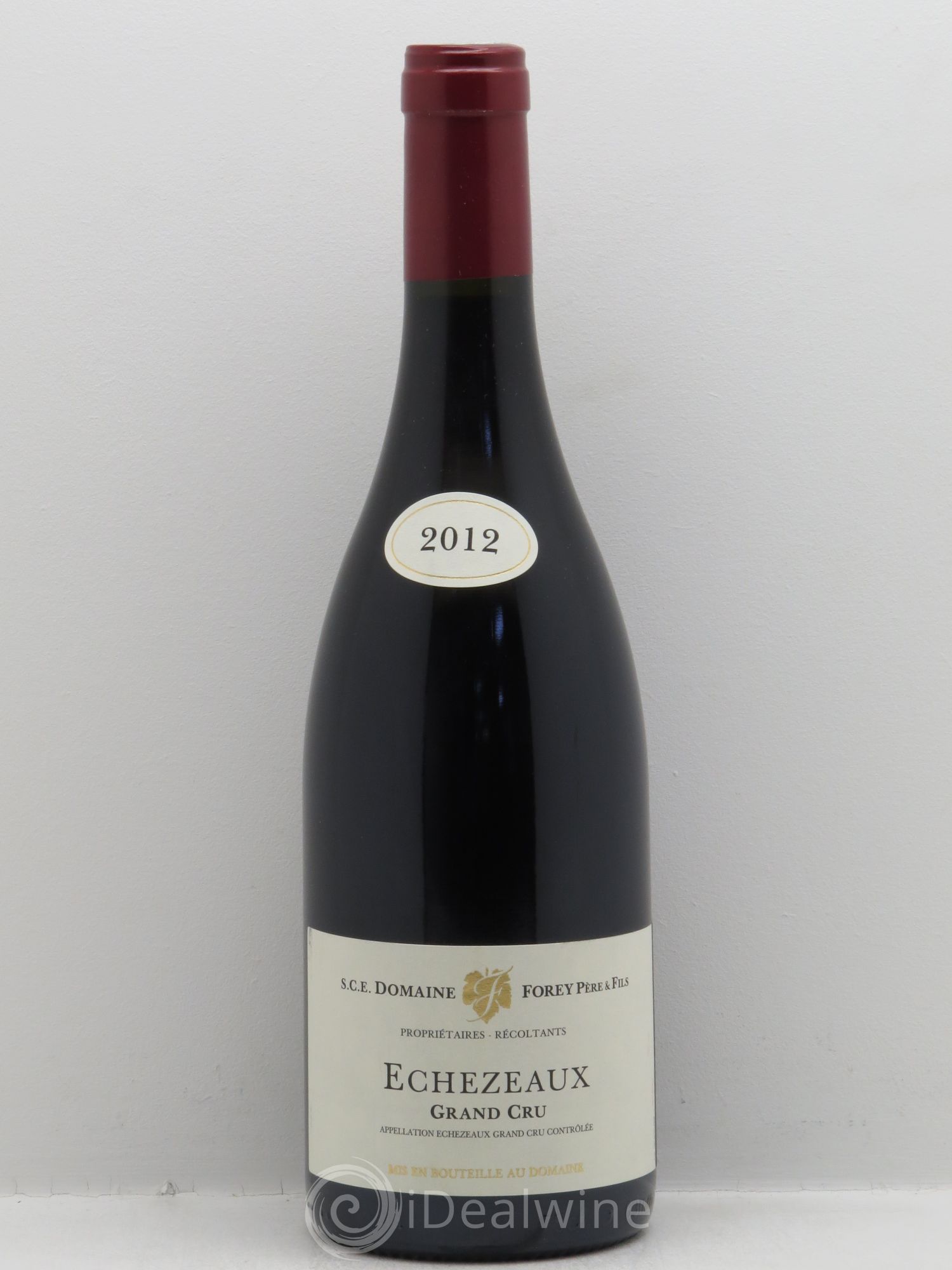 Echezeaux Grand Cru Domaine Forey 2012 - Lot de 1 bouteille - 0