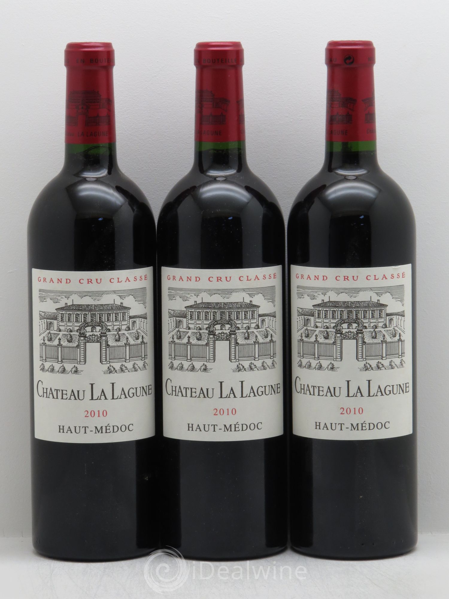 Château la Lagune 3ème Grand Cru Classé 2010 - Lot de 3 bouteilles - 0