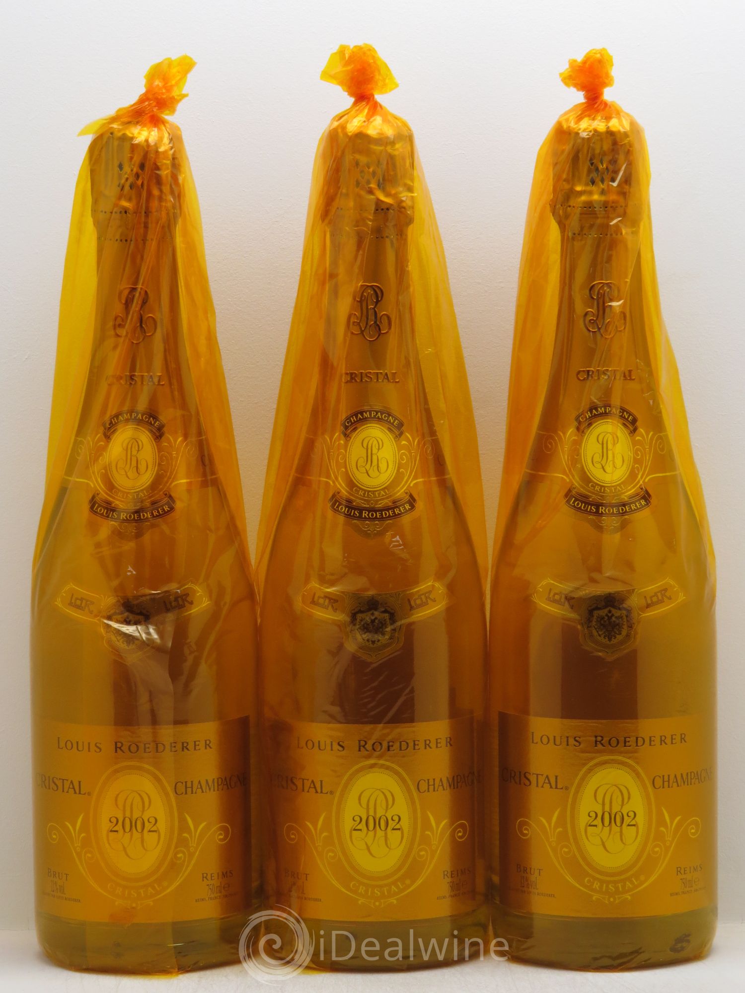 Cristal Louis Roederer 2002 - Lot de 3 bouteilles - 0