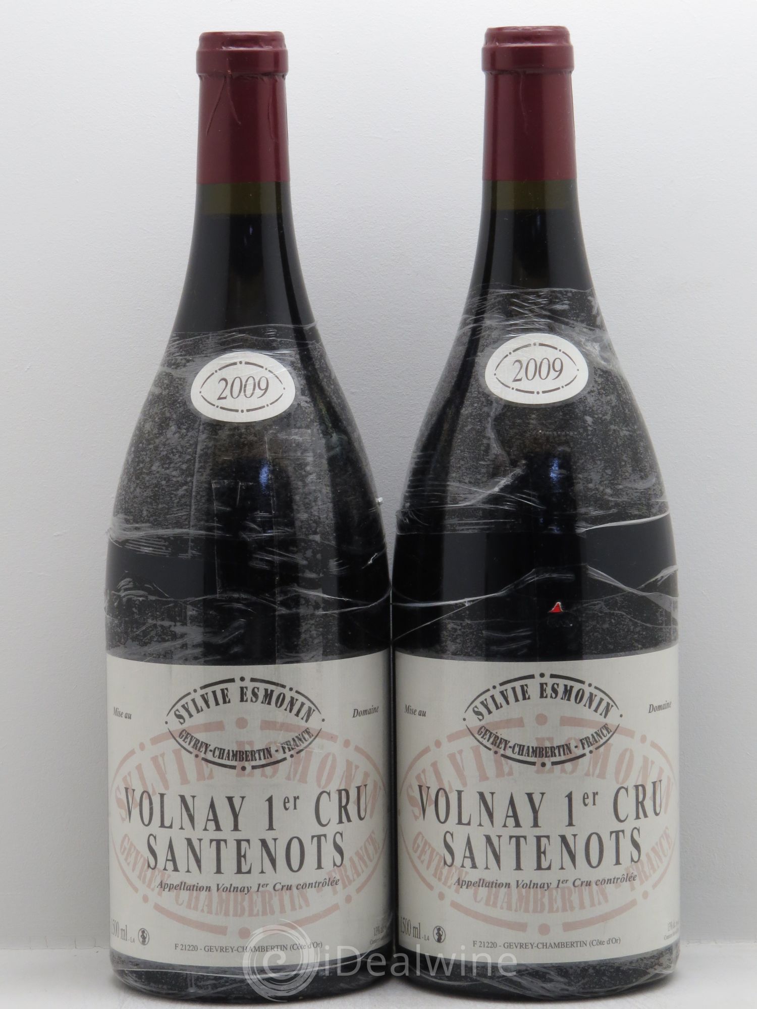 Volnay 1er Cru Santenots Sylvie Esmonin 2009 - Lot de 2 magnums - 0
