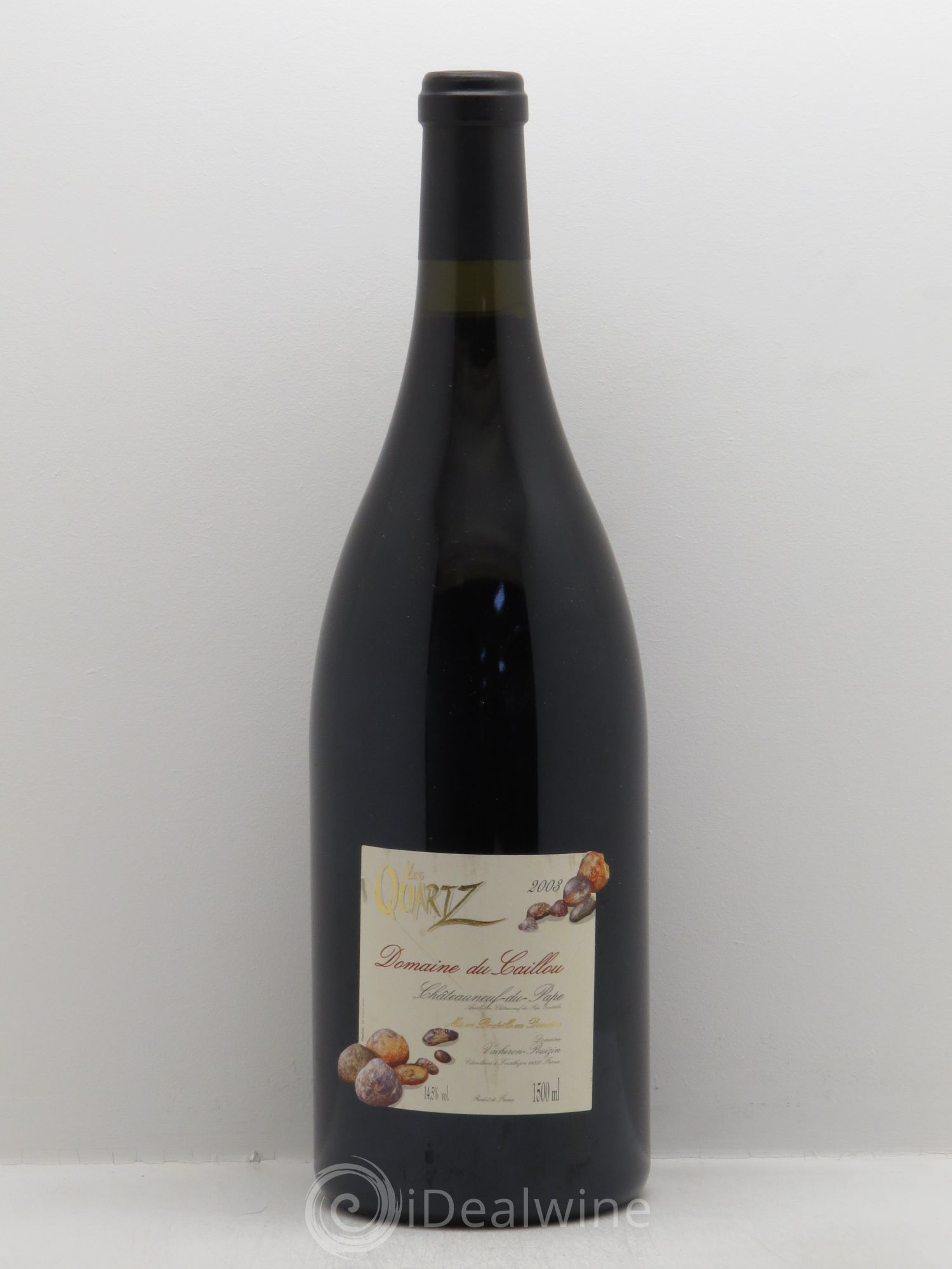 Châteauneuf-du-Pape Les Quartz Clos du Caillou (sans prix de reserve - no reserve) 2003 - Posten von 1 Magnum - 0