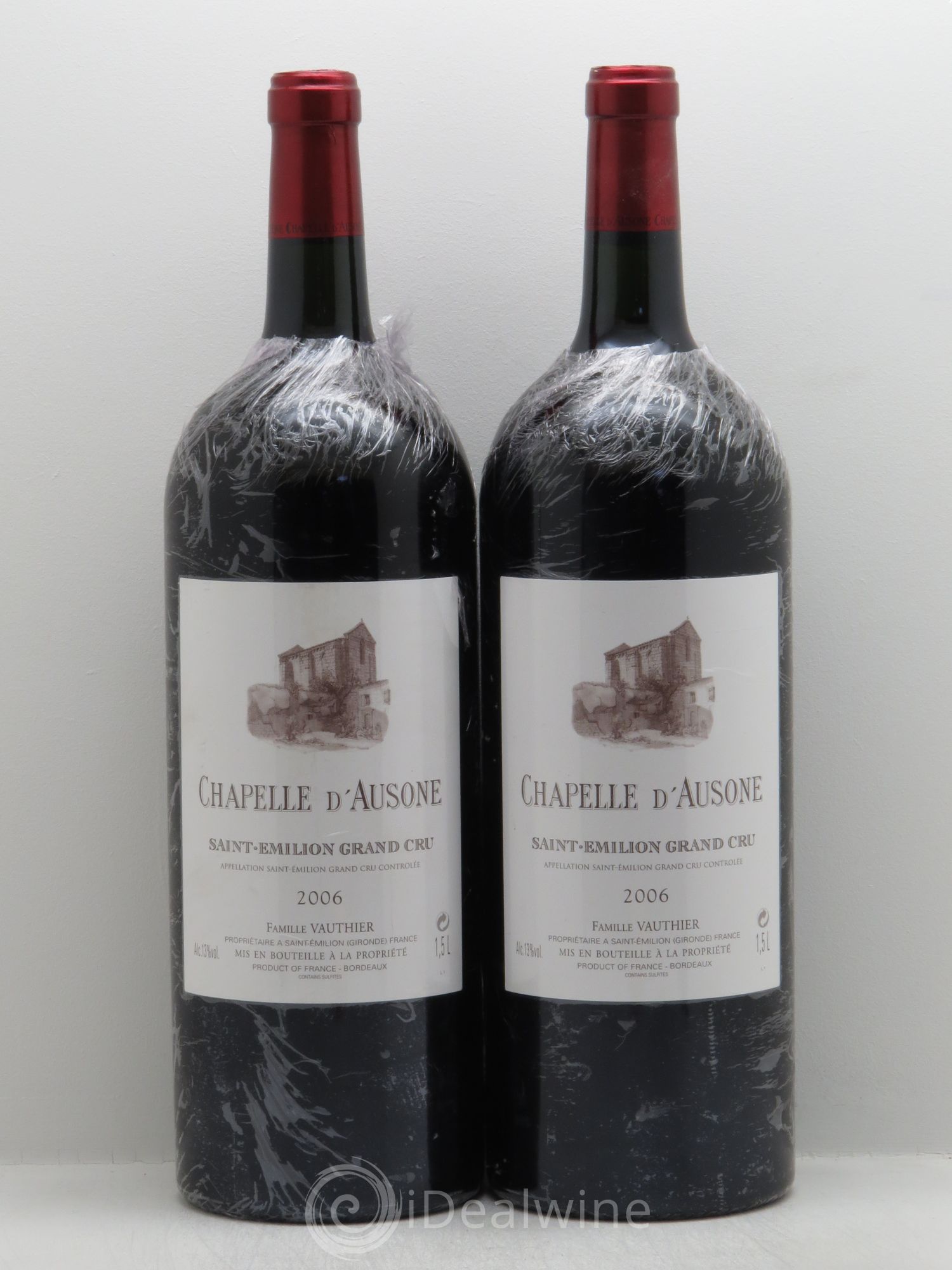 Chapelle d'Ausone Second Vin 2006 - Lot de 2 magnums - 0