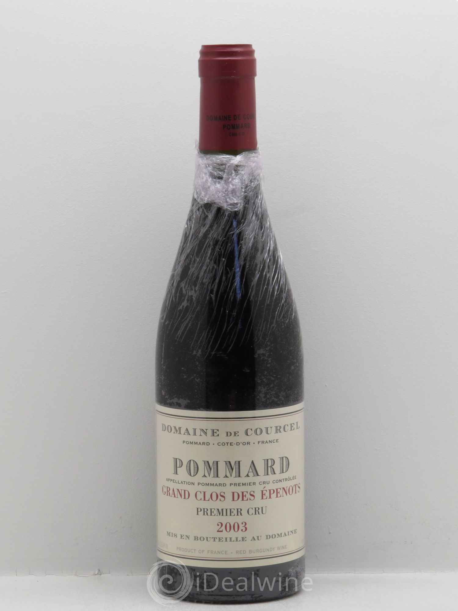 Pommard 1er Cru Grand Clos des Epenots de Courcel (Domaine) 2003 - Lot de 1 bouteille - 0