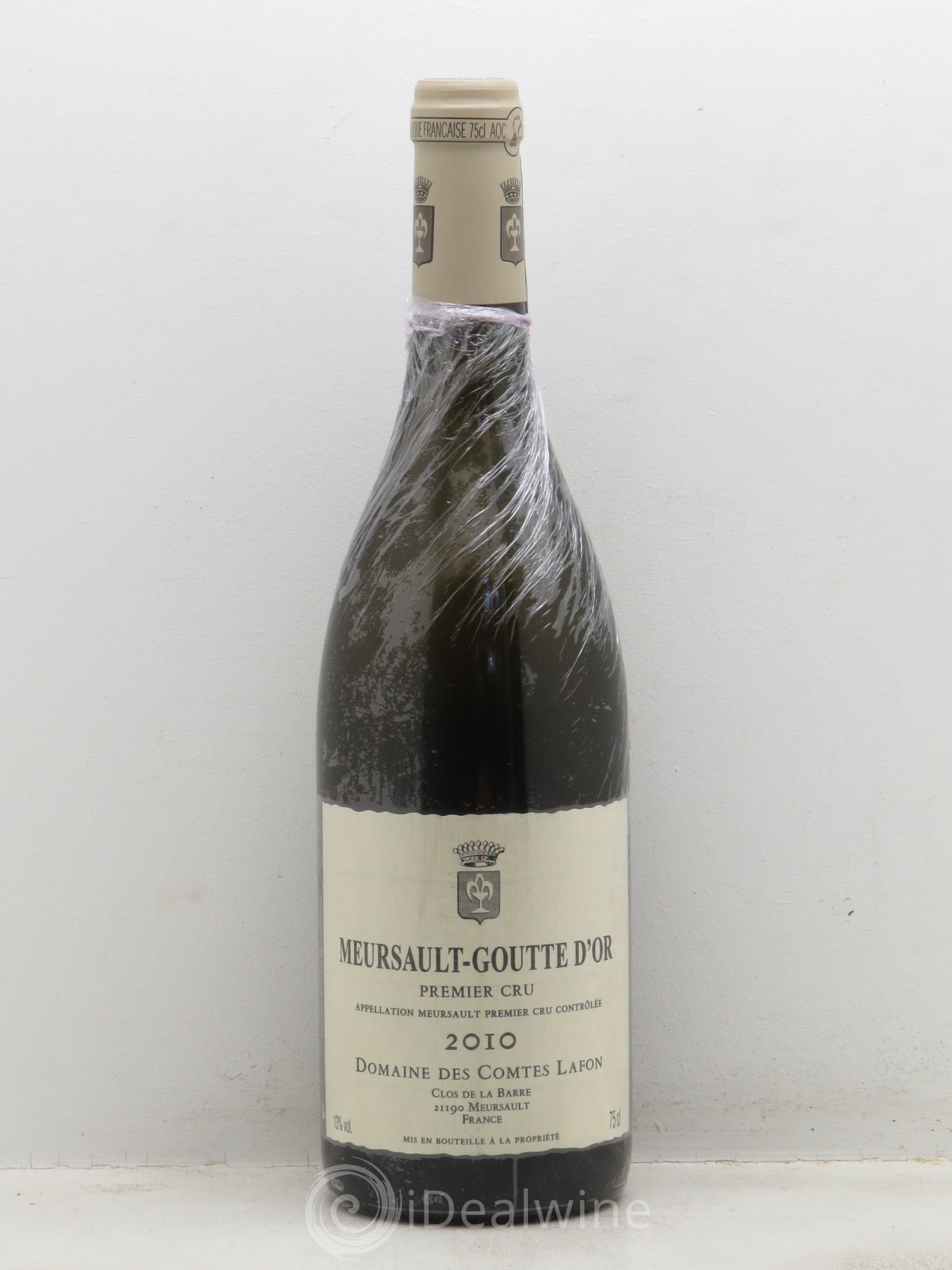 Meursault 1er Cru Goutte d'Or Comtes Lafon (Domaine des) 2010 - Lot de 1 bouteille - 0