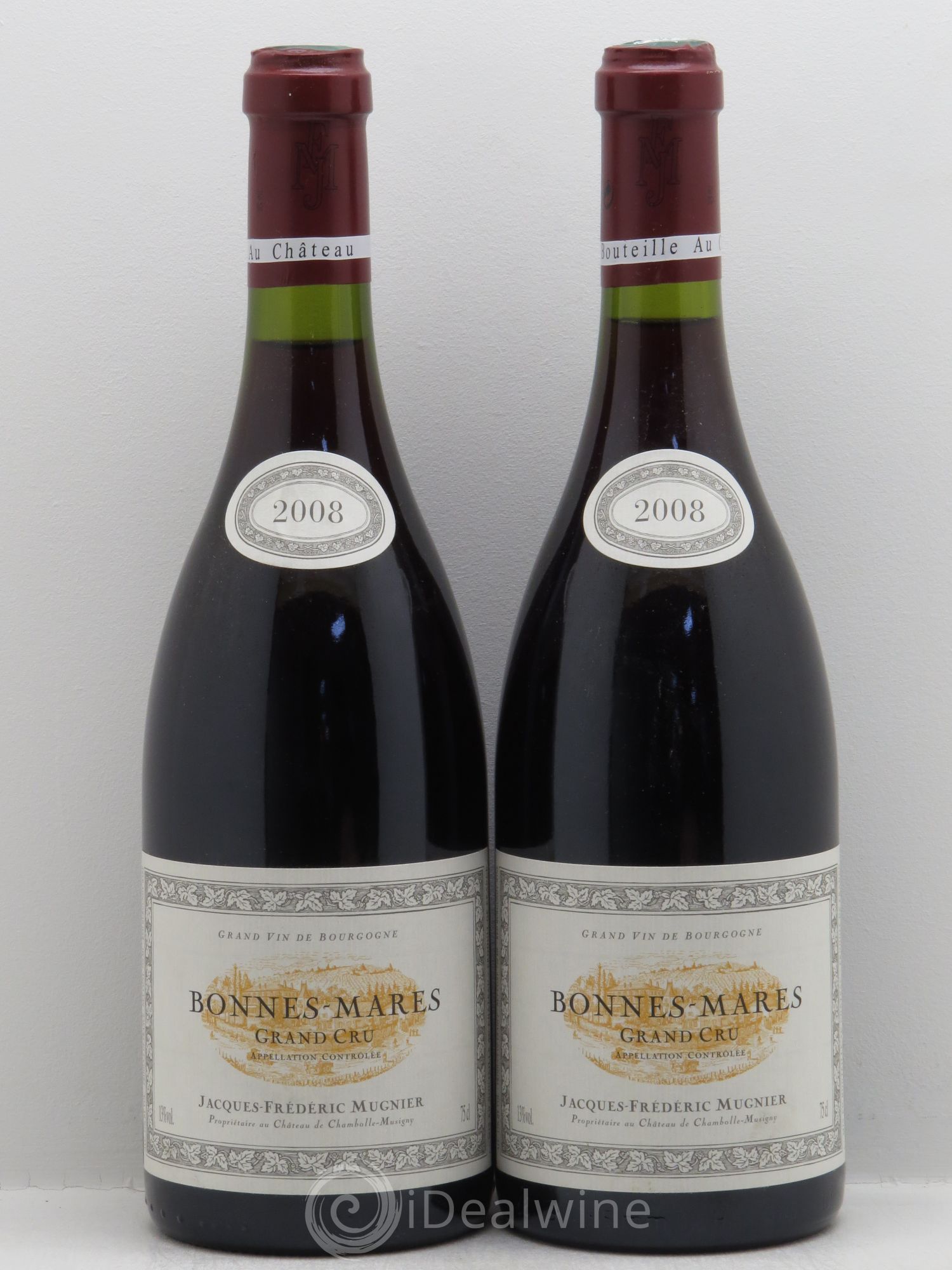 Bonnes-Mares Grand Cru Jacques-Frédéric Mugnier 2008 - Lot de 2 bouteilles - 0