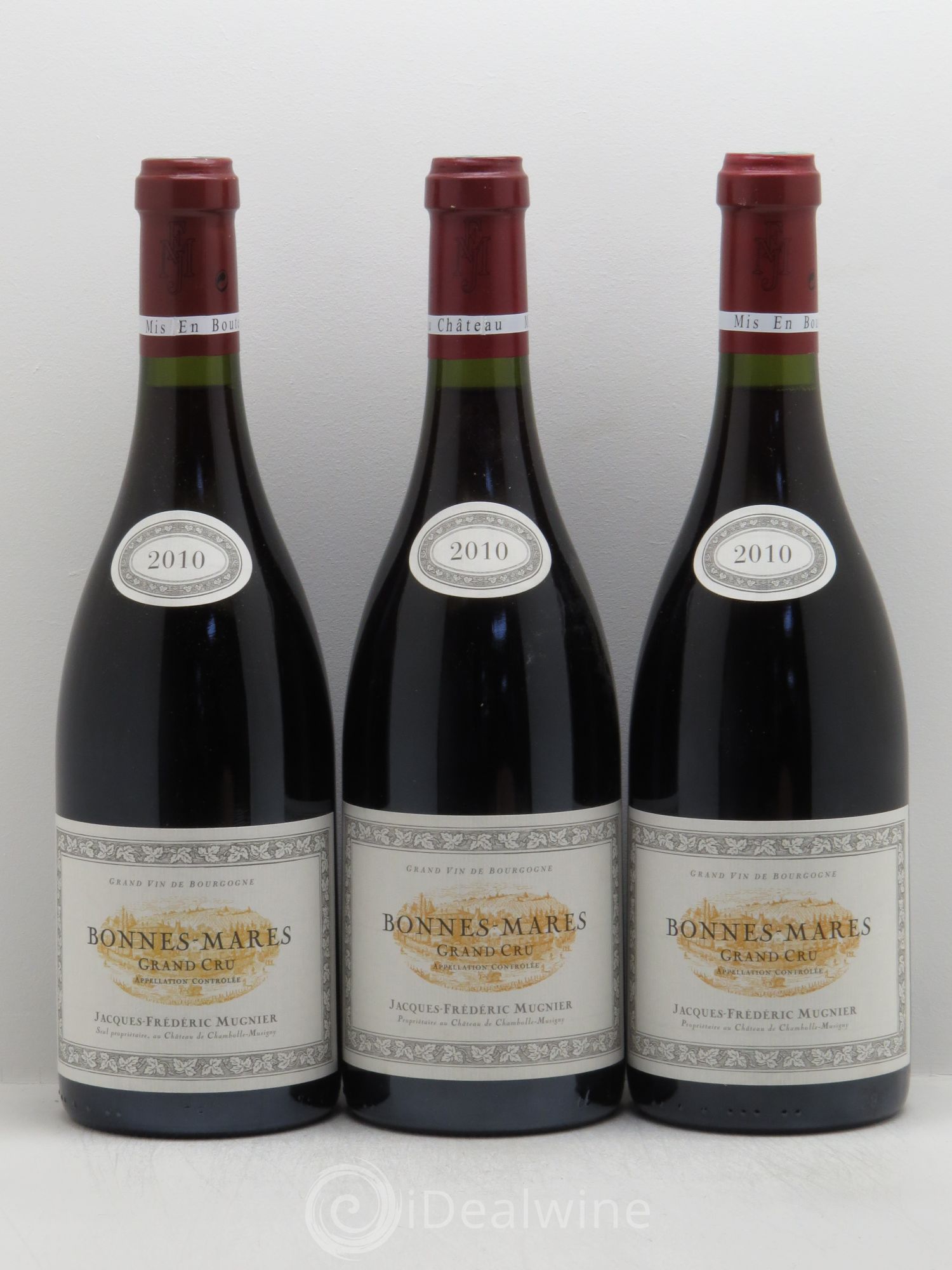 Bonnes-Mares Grand Cru Jacques-Frédéric Mugnier 2010 - Lot de 3 bouteilles - 0