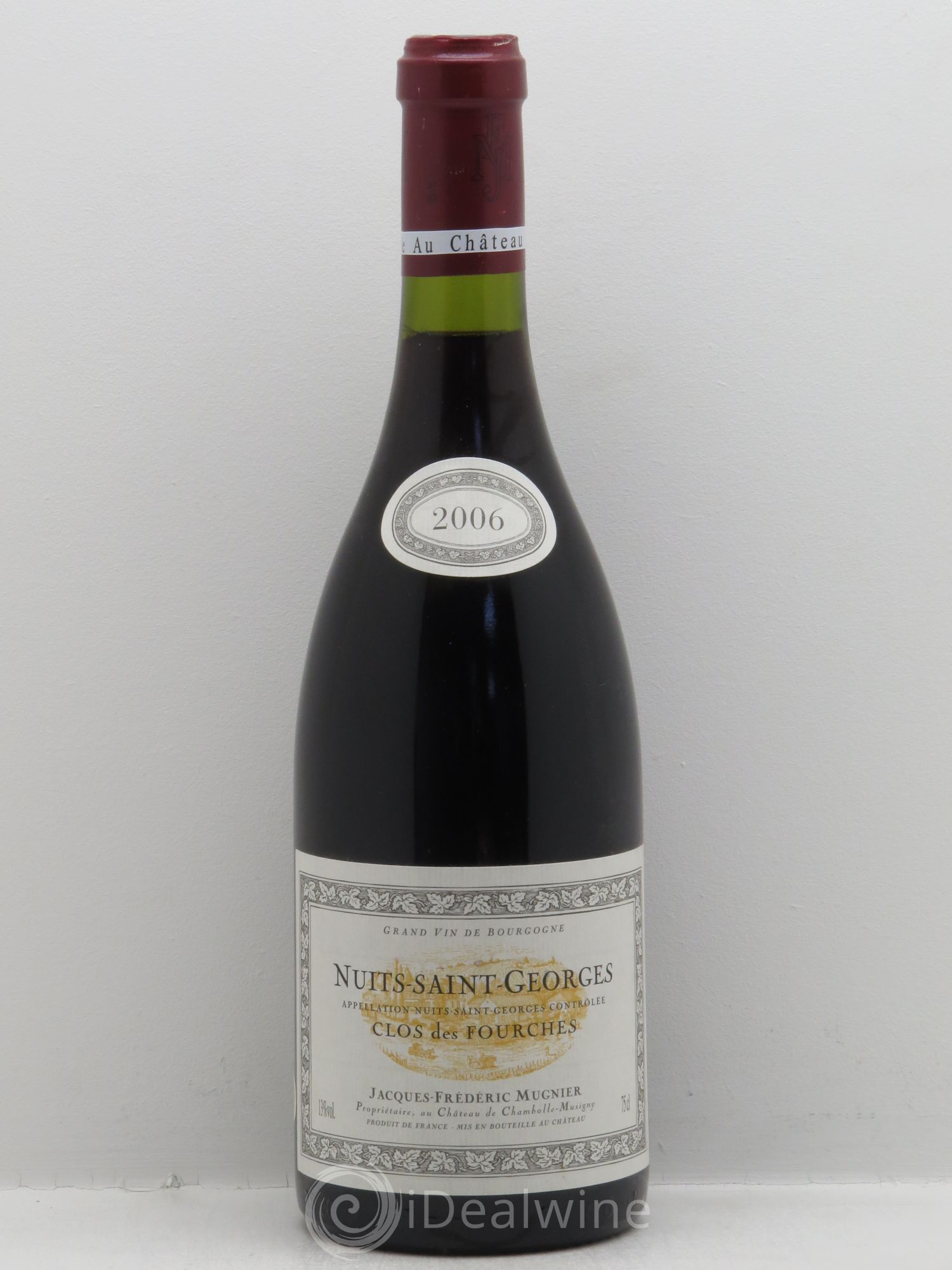Nuits-Saint-Georges Clos des Fourches Jacques-Frédéric Mugnier 2006 - Lot de 1 bouteille - 0