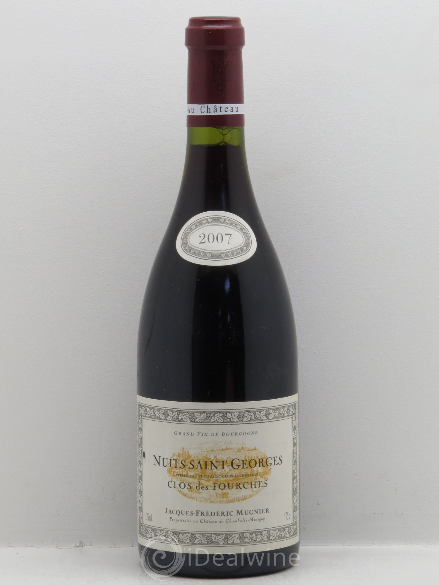 Nuits-Saint-Georges Clos des Fourches Jacques-Frédéric Mugnier 2007 - Lot de 1 bouteille - 0
