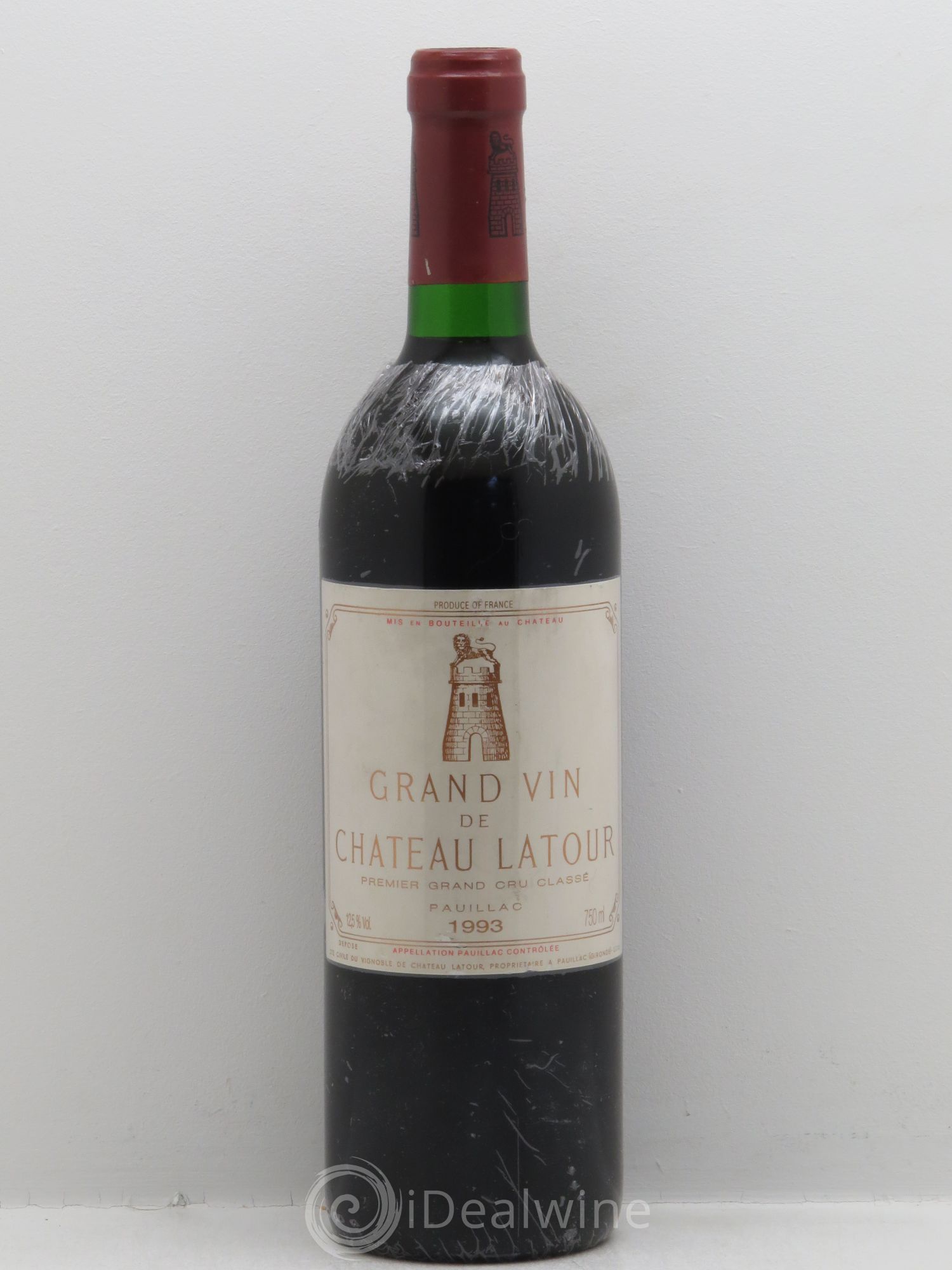 Château Latour 1er Grand Cru Classé 1993 - Lot de 1 bouteille - 0