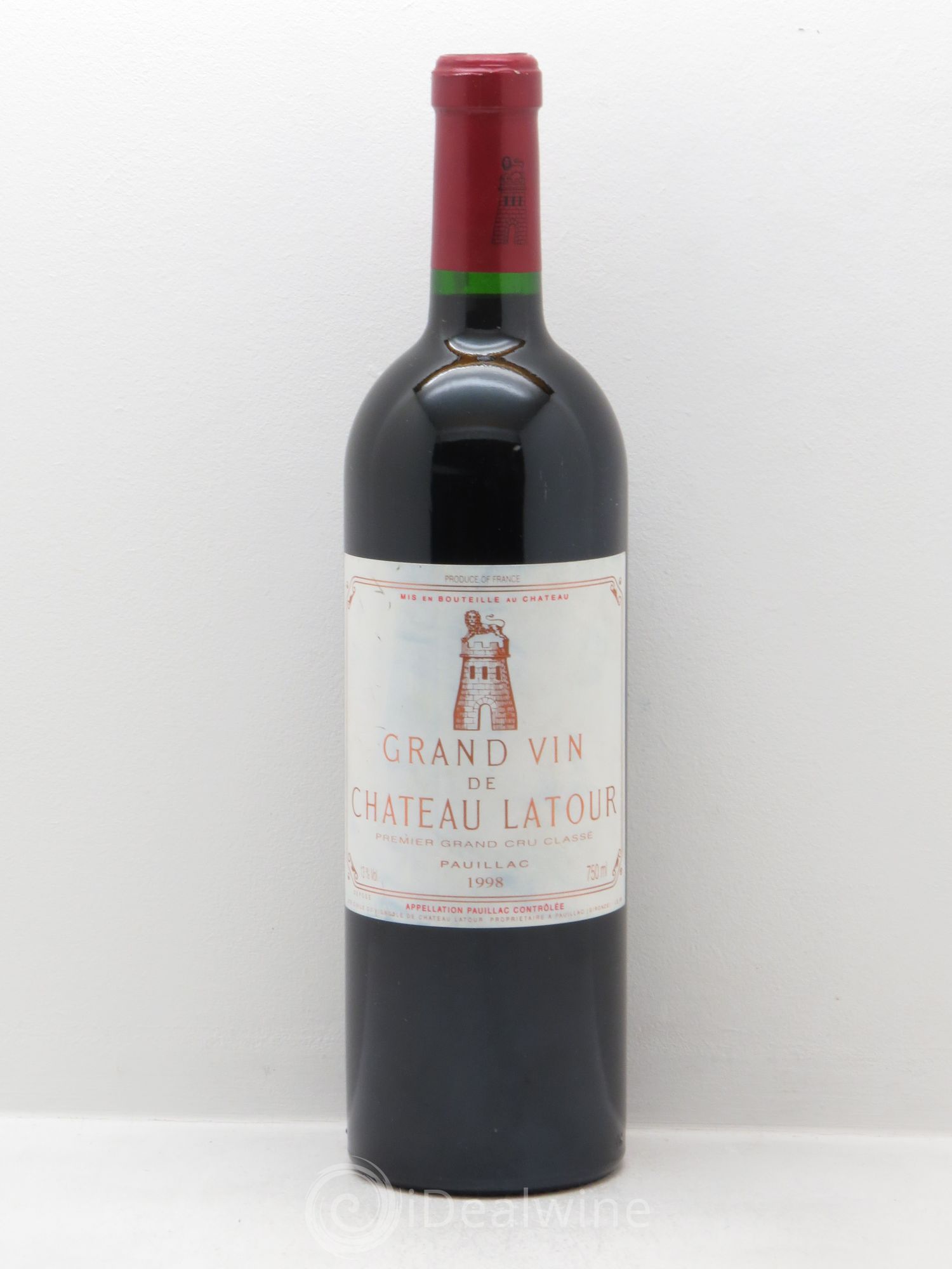 Château Latour 1er Grand Cru Classé 1998 - Lot de 1 bouteille - 0