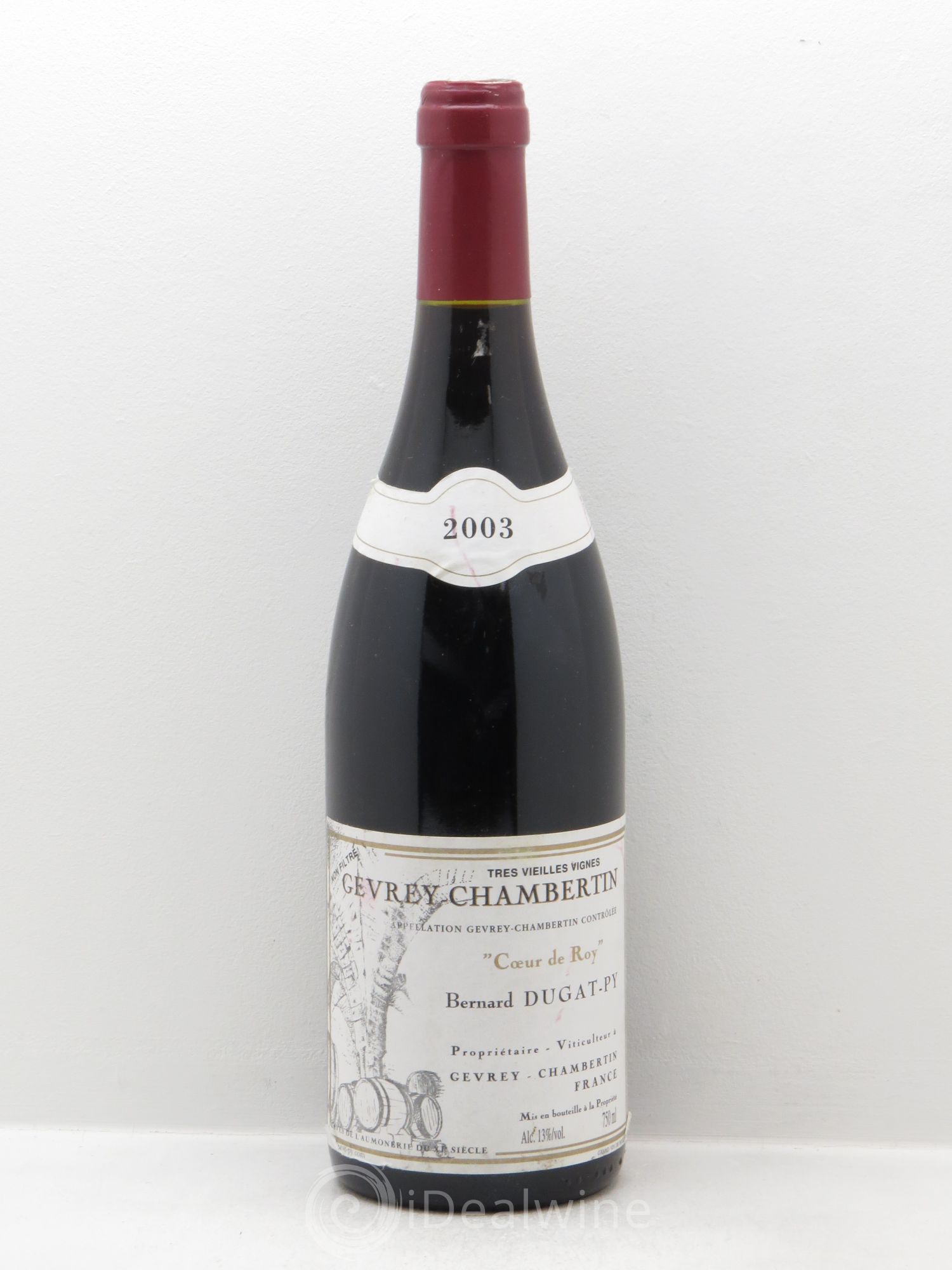 Gevrey-Chambertin Coeur de Roy Très Vieilles Vignes Dugat-Py 2003 - Lot de 1 bouteille - 0