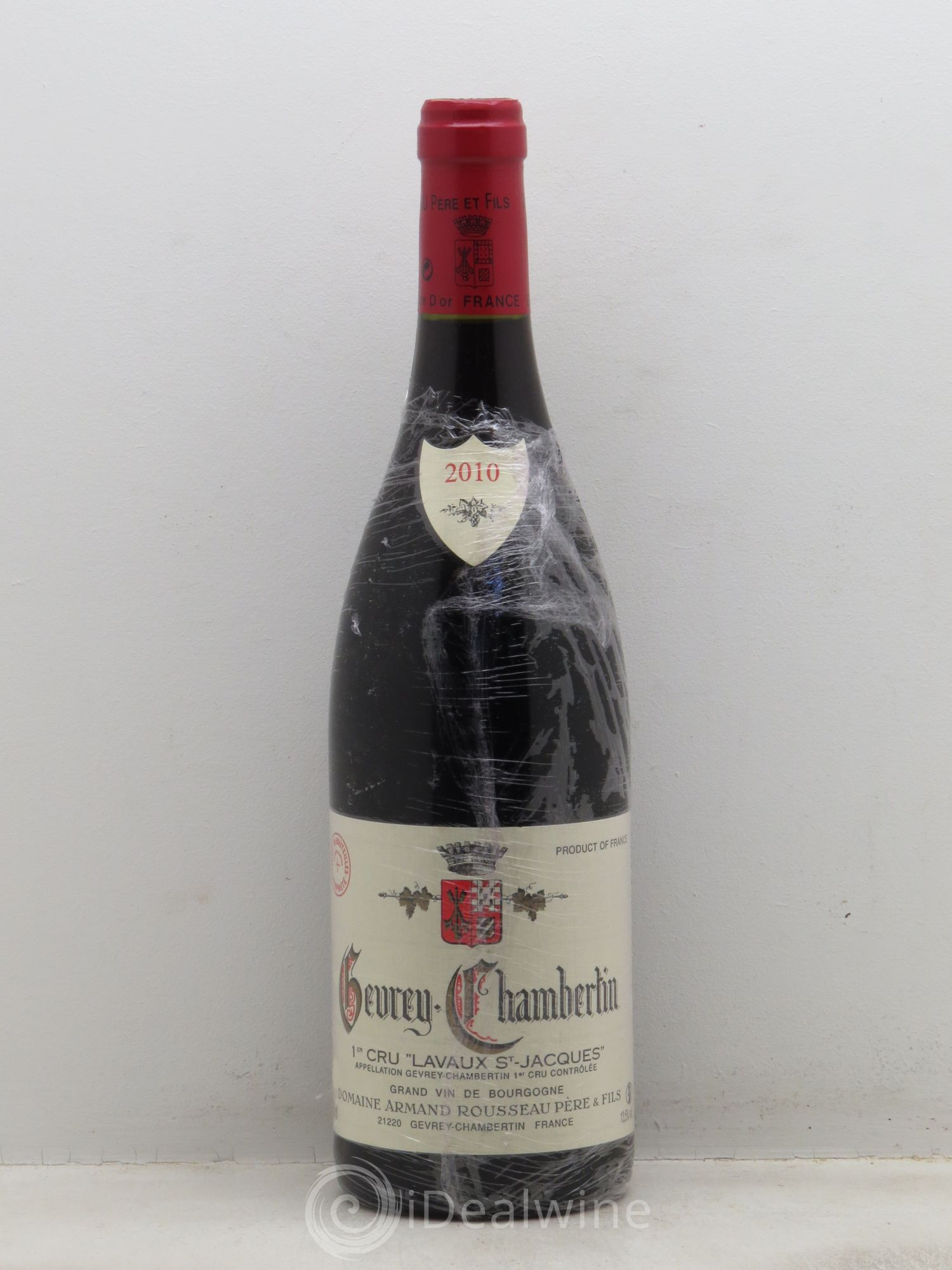 Gevrey-Chambertin 1er Cru Lavaux Saint Jacques Armand Rousseau (Domaine) 2010 - Lot de 1 bouteille - 0