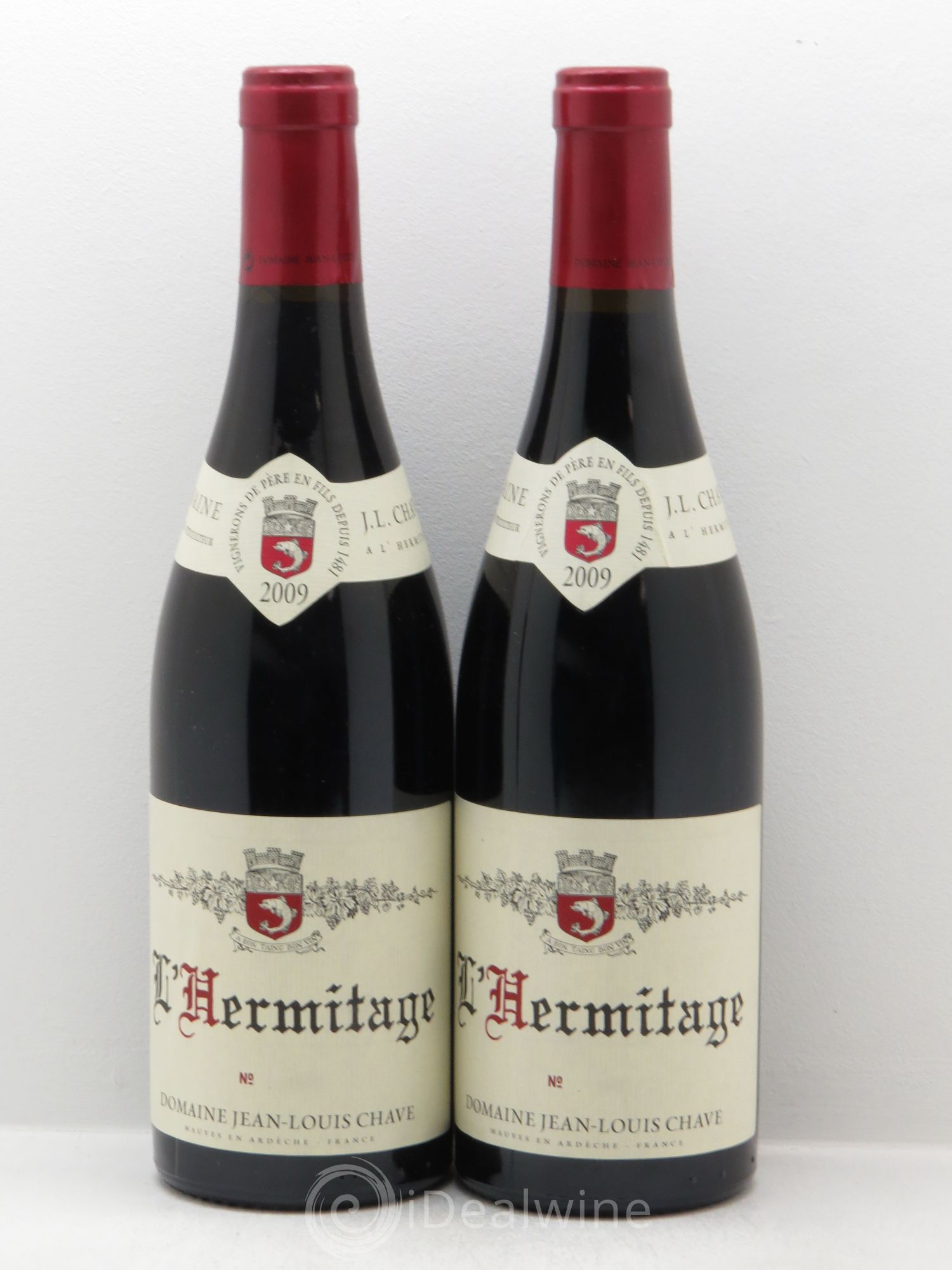 Hermitage Jean-Louis Chave 2009 - Lot de 2 bouteilles - 0