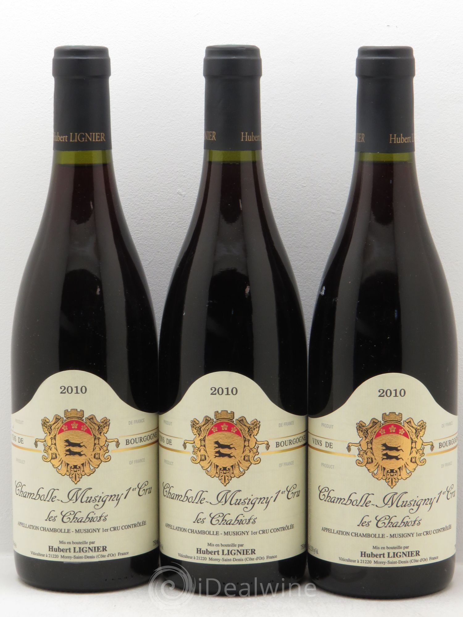 Chambolle-Musigny 1er Cru 2010 - Lot de 3 bouteilles - 0