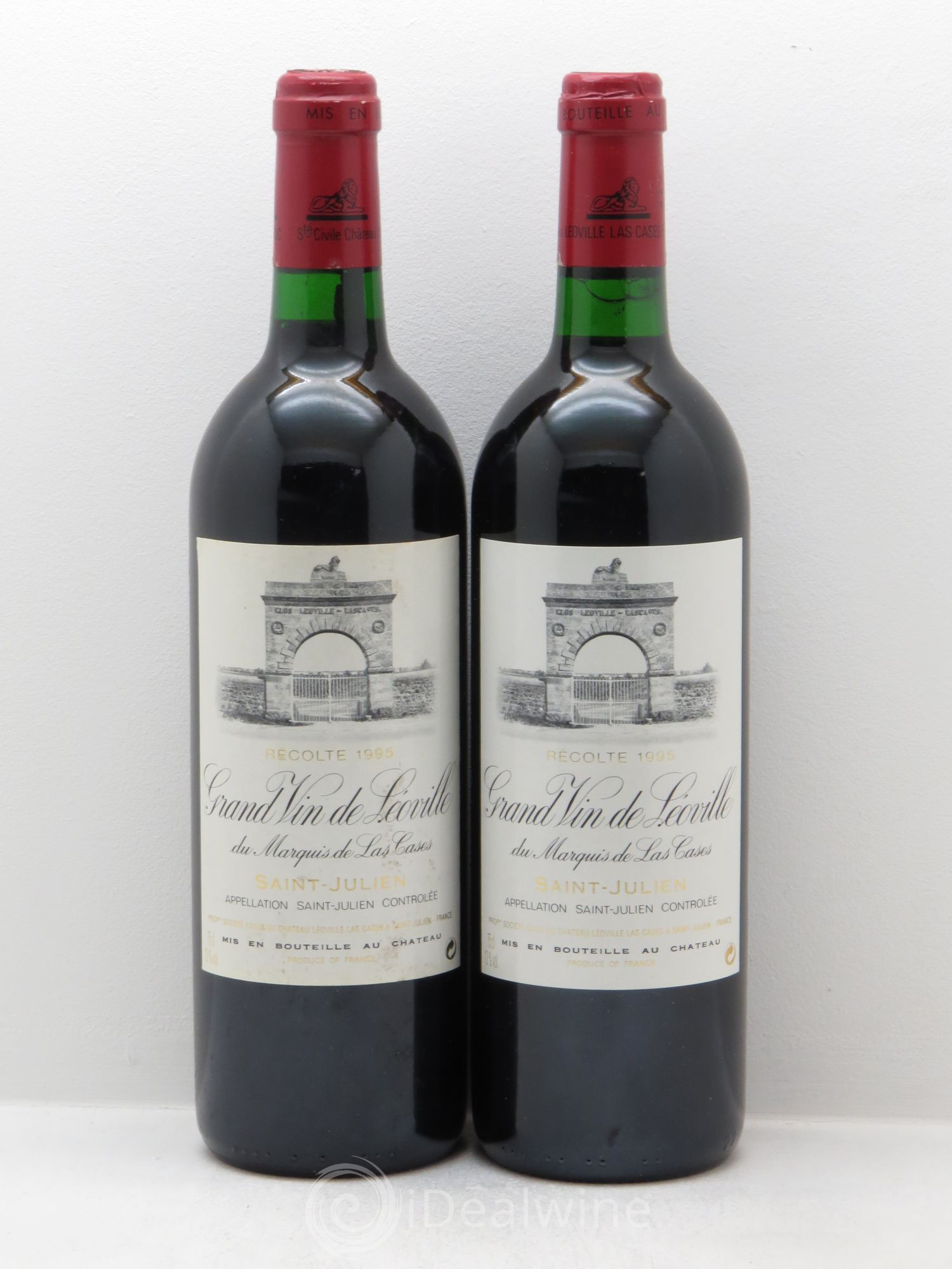 Château Léoville Las Cases 2ème Grand Cru Classé 1995 - Lot de 2 bouteilles - 0