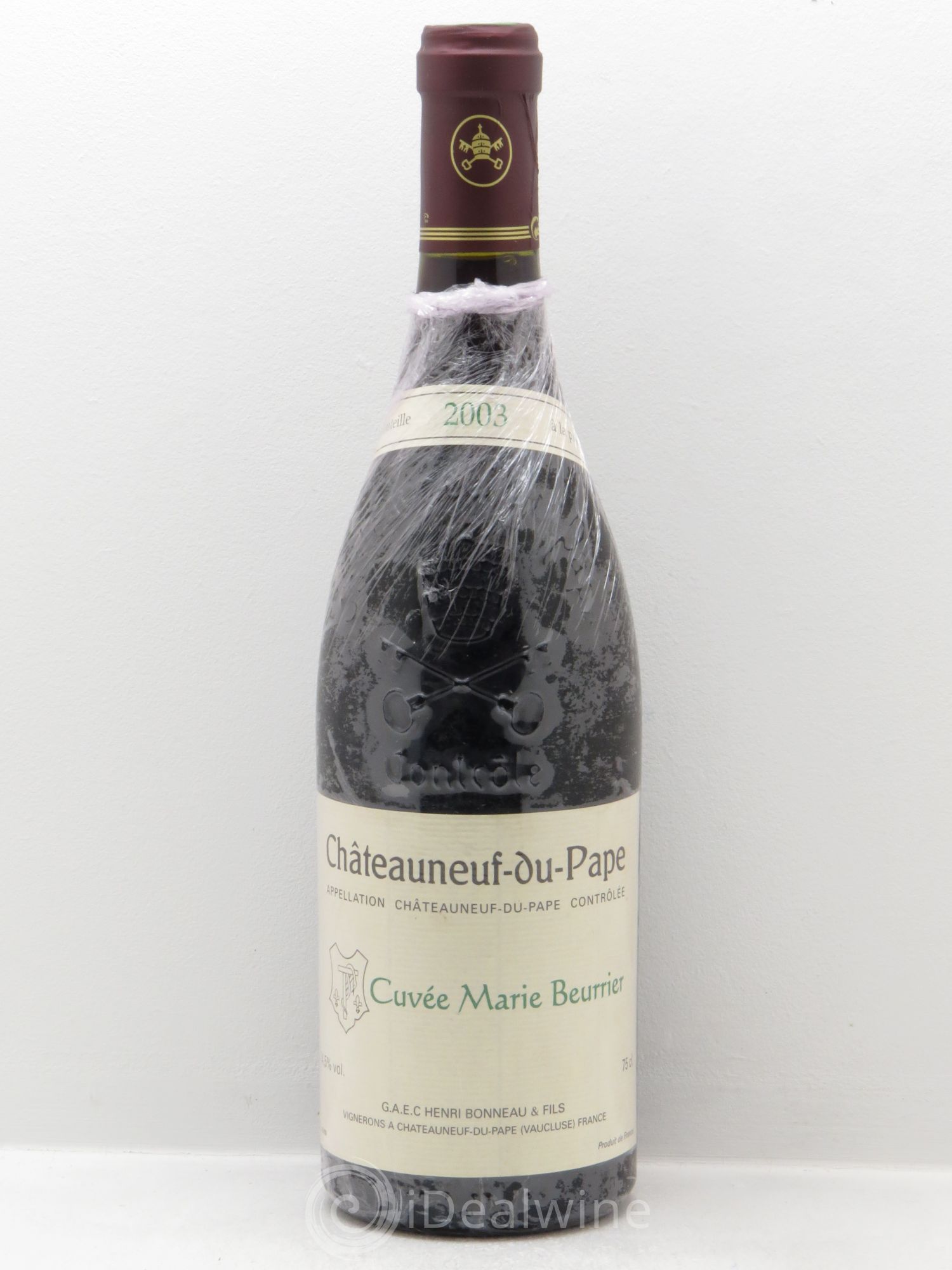 Châteauneuf-du-Pape Marie Beurrier Henri Bonneau & Fils 2003 - Lot de 1 bouteille - 0