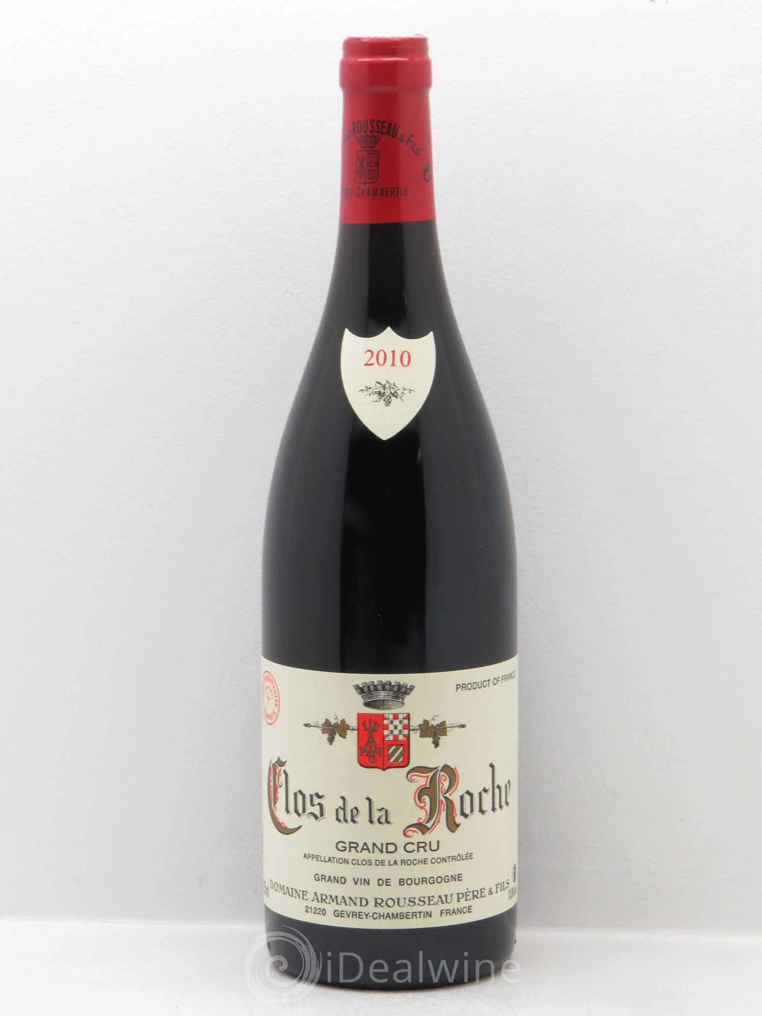 Clos de la Roche Grand Cru Armand Rousseau (Domaine) 2010 - Lot de 1 bouteille - 0