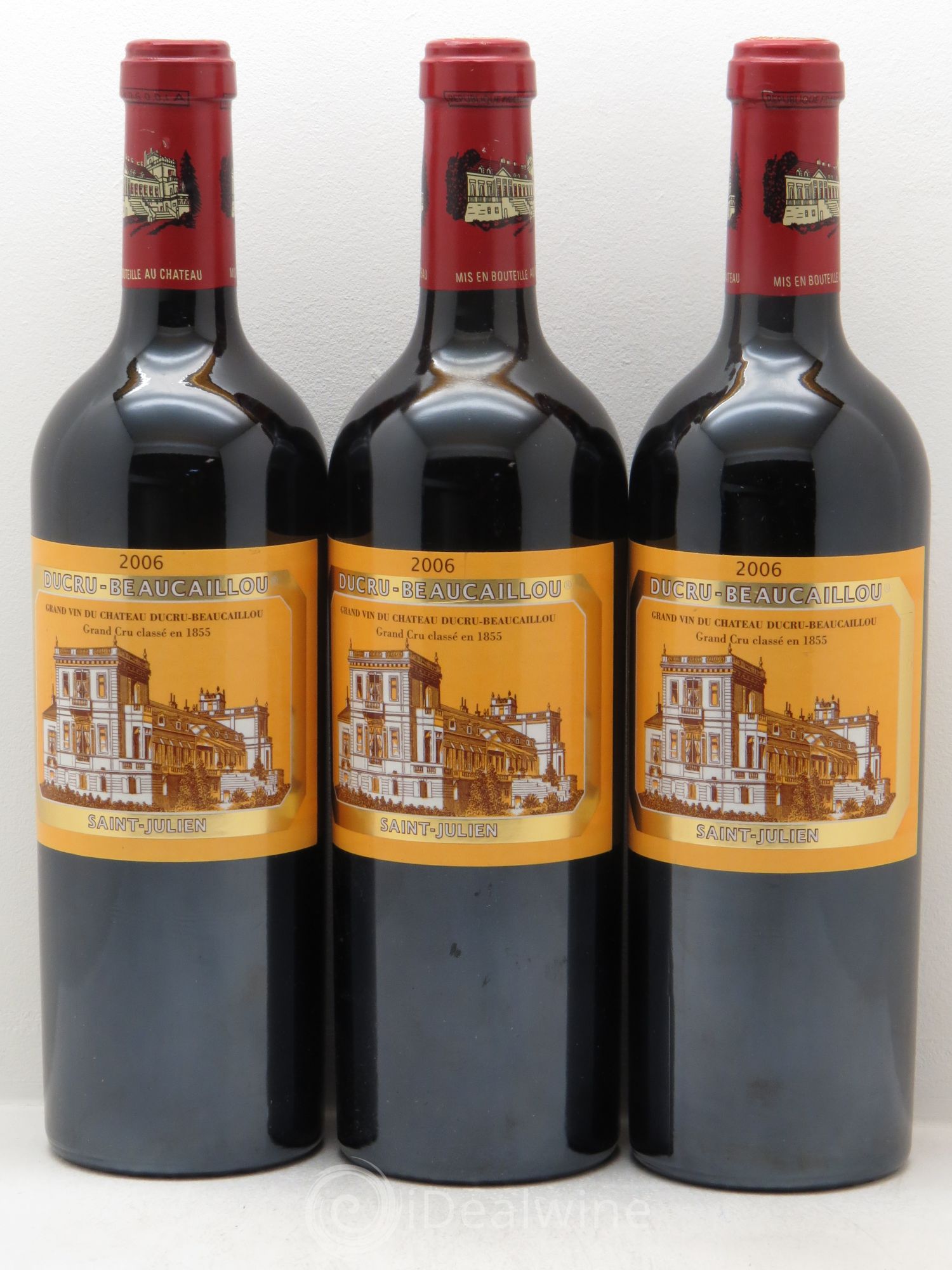 Château Ducru Beaucaillou 2ème Grand Cru Classé 2006 - Lot de 3 bouteilles - 0