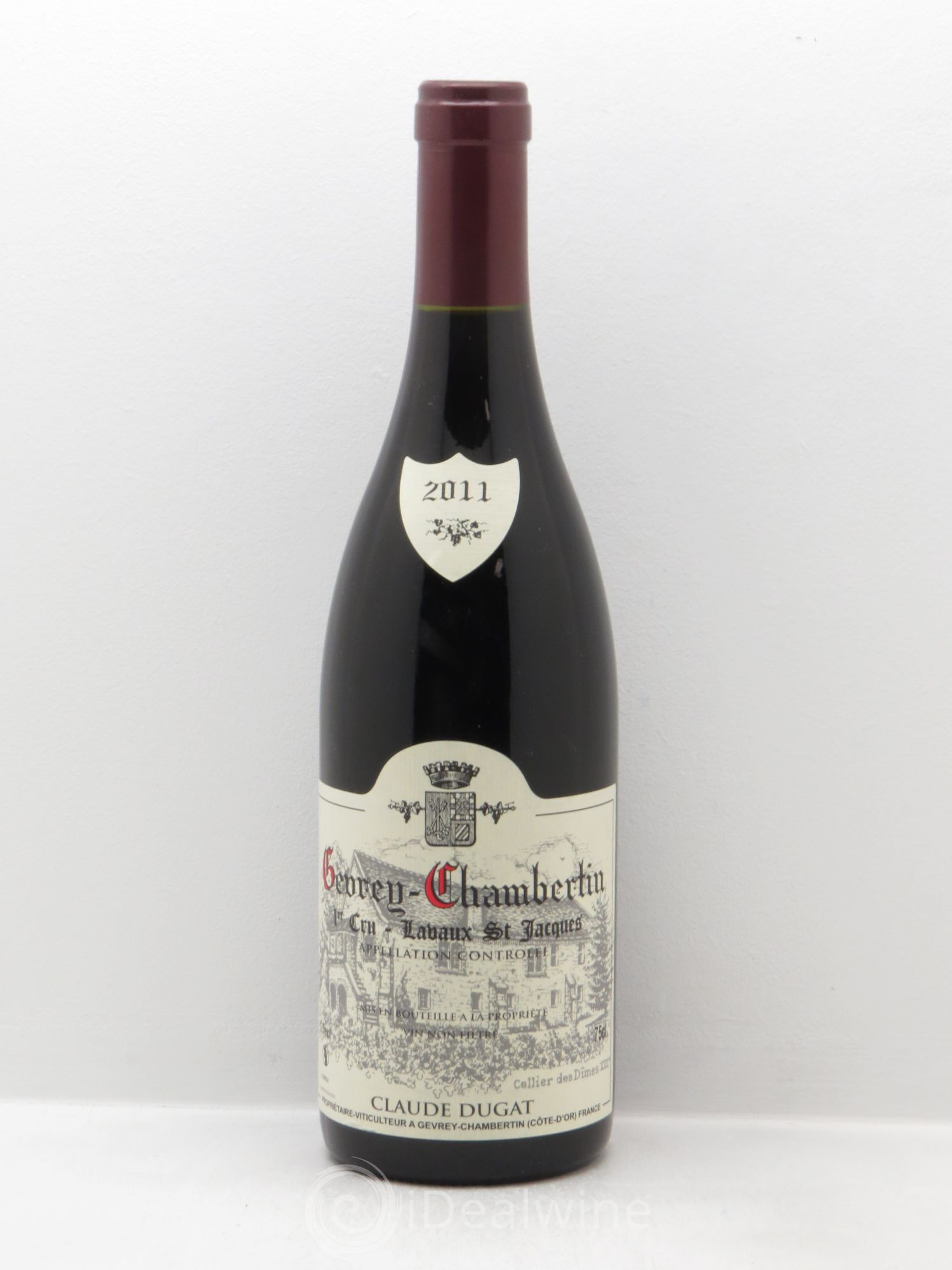 Gevrey-Chambertin 1er Cru Lavaux Saint-Jacques Claude Dugat 2011 - Lot de 1 bouteille - 0